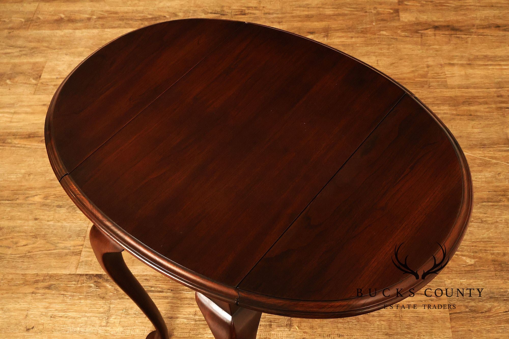 Ethan Allen Georgian Court Queen Anne Style Cherry Drop Leaf Side Table