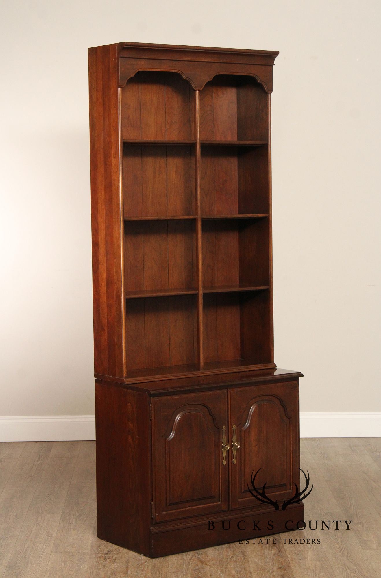 Kling Furniture Vintage Pair of Cherry Bookcases