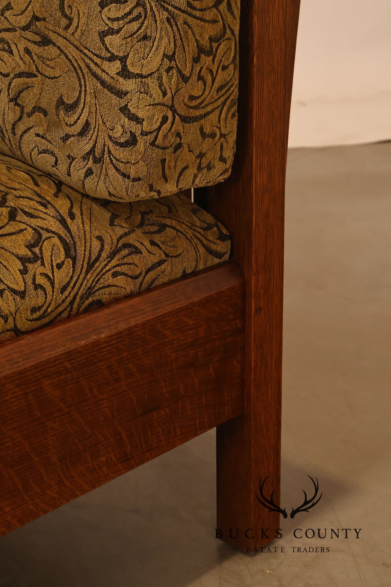 Stickley Mission Collection Oak Prairie Settle