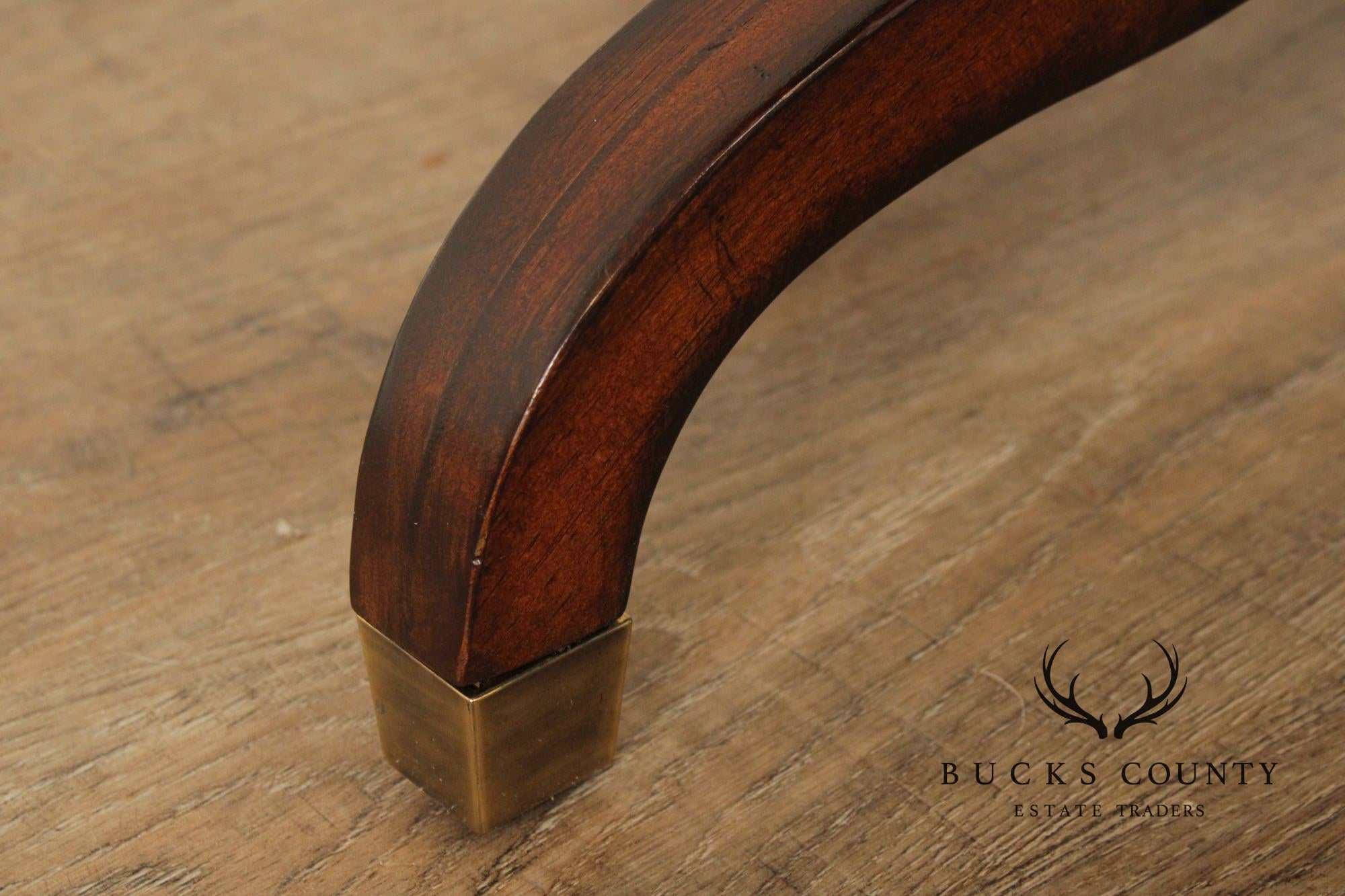 Regency Style Mahogany Round Top Side Table