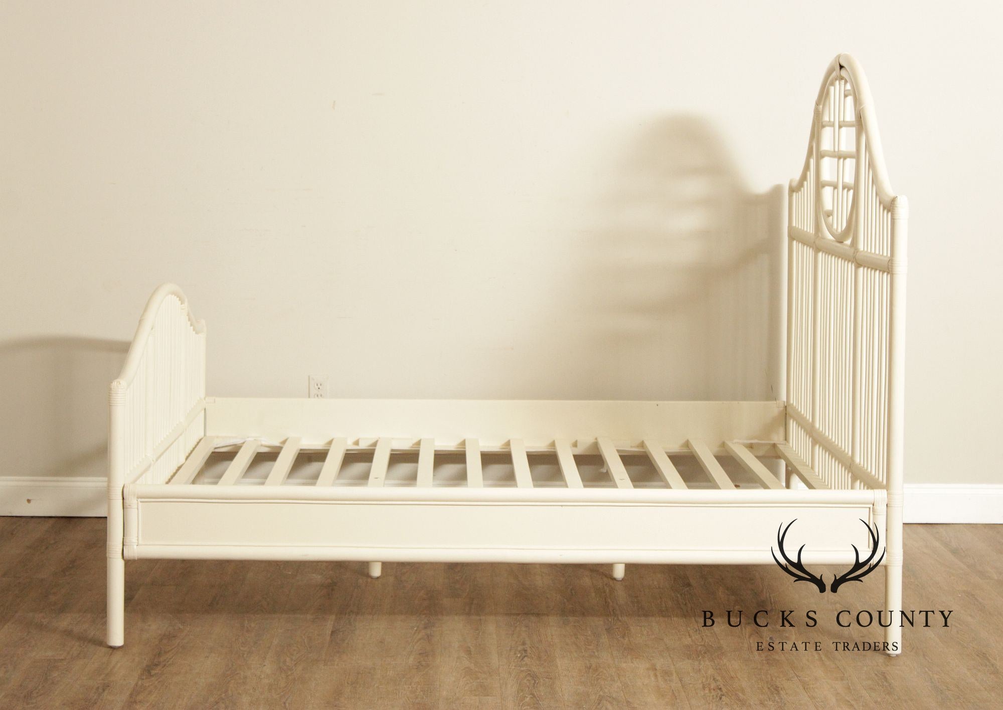 Serena & Lily King Size Cassia Rattan Bed Frame