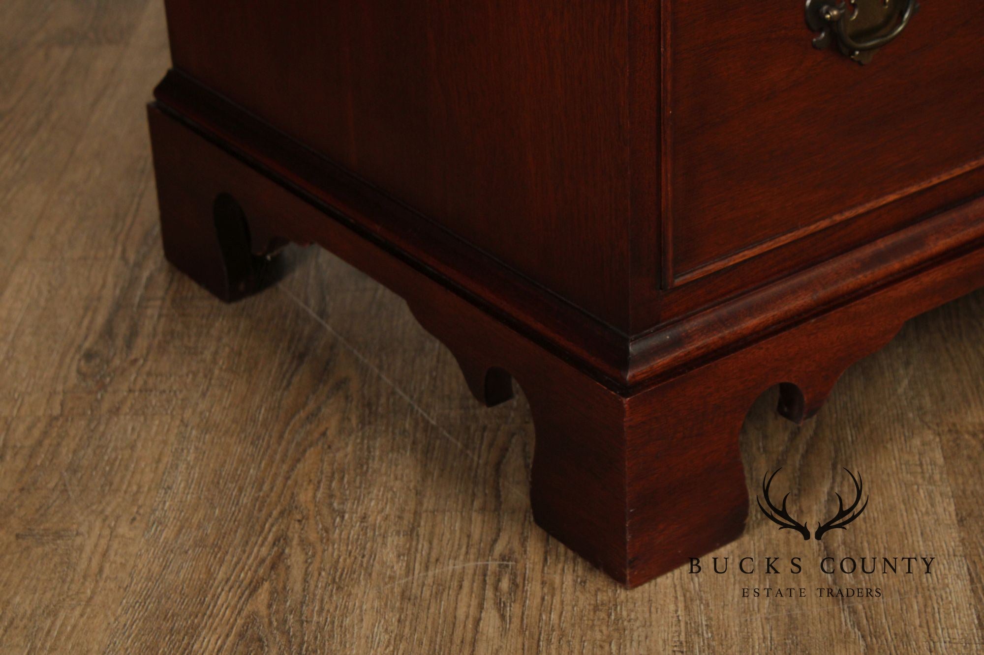 Craftique Chippendale Style Mahogany Tall Chest