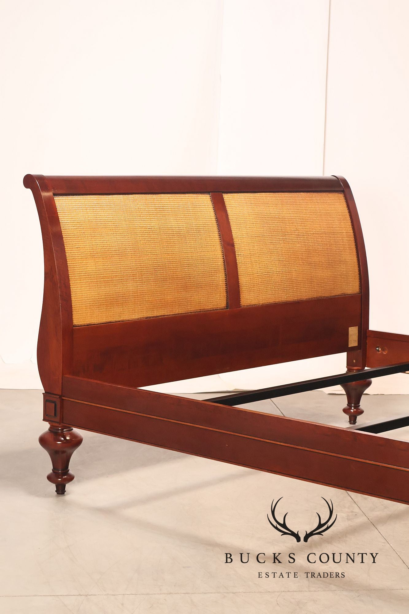 Grange Louis Philippe Style Cherry King Sleigh Bed