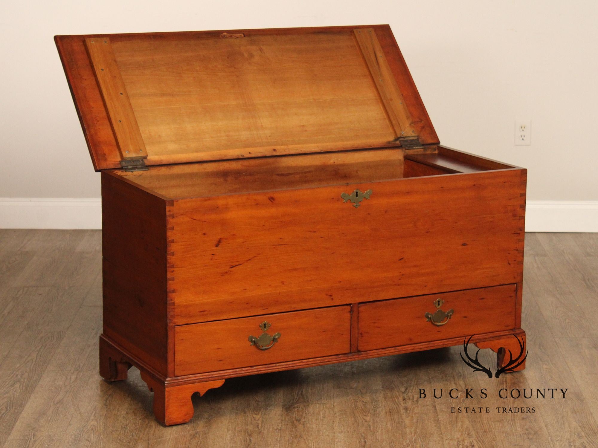 Antique Chippendale Style Blanket Chest