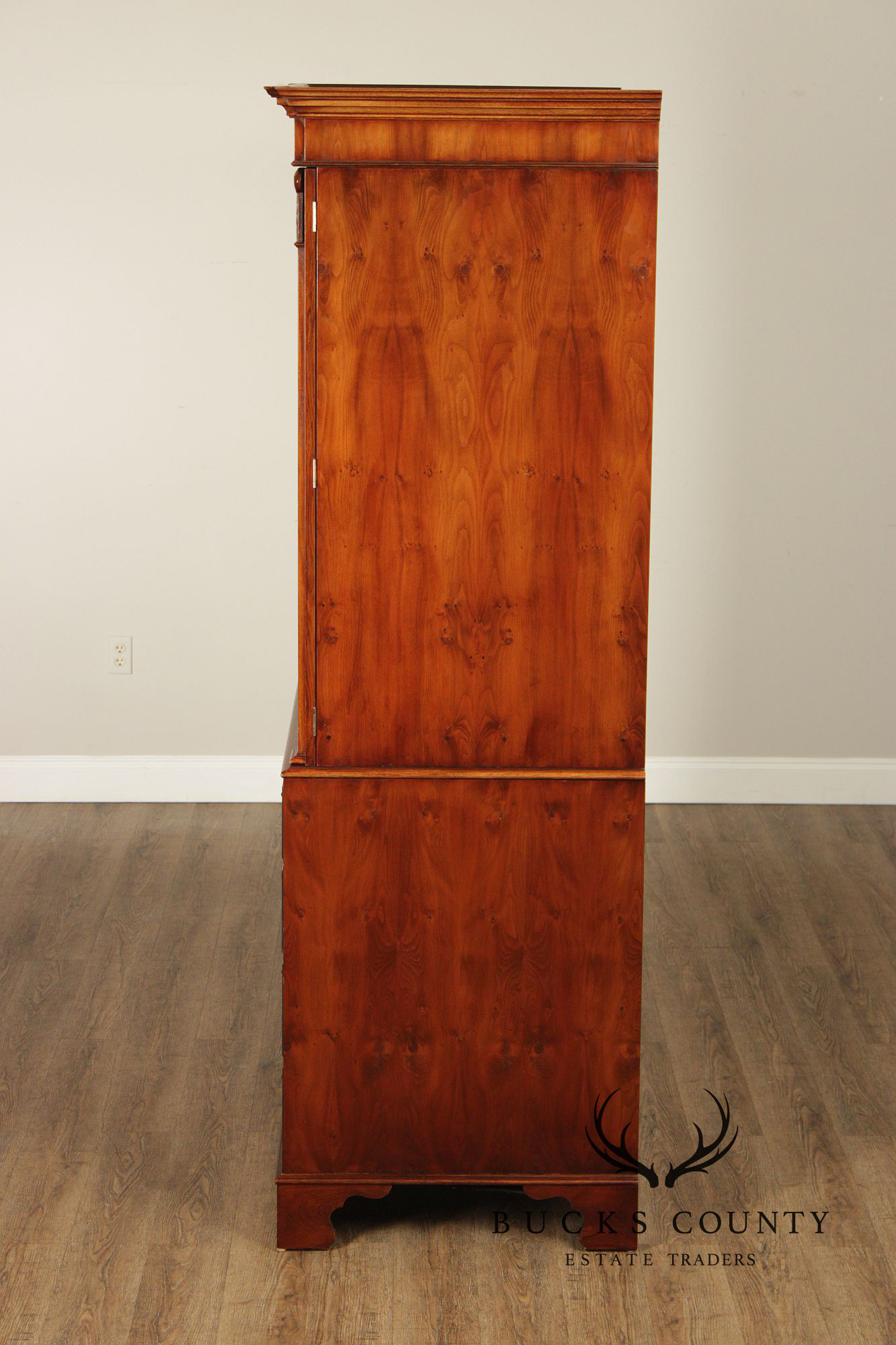 Trosby Furniture English Mahogany Armoire Cabinet