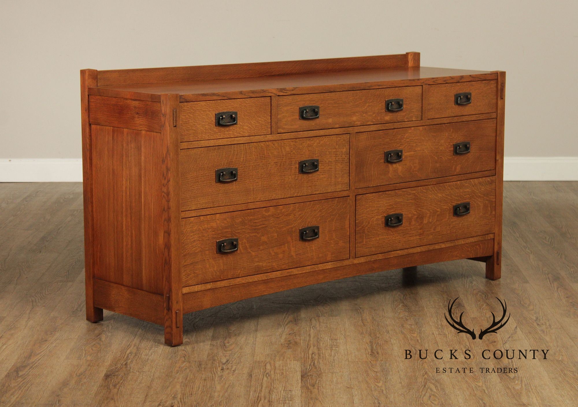 Stickley Mission Collection Oak Triple Dresser