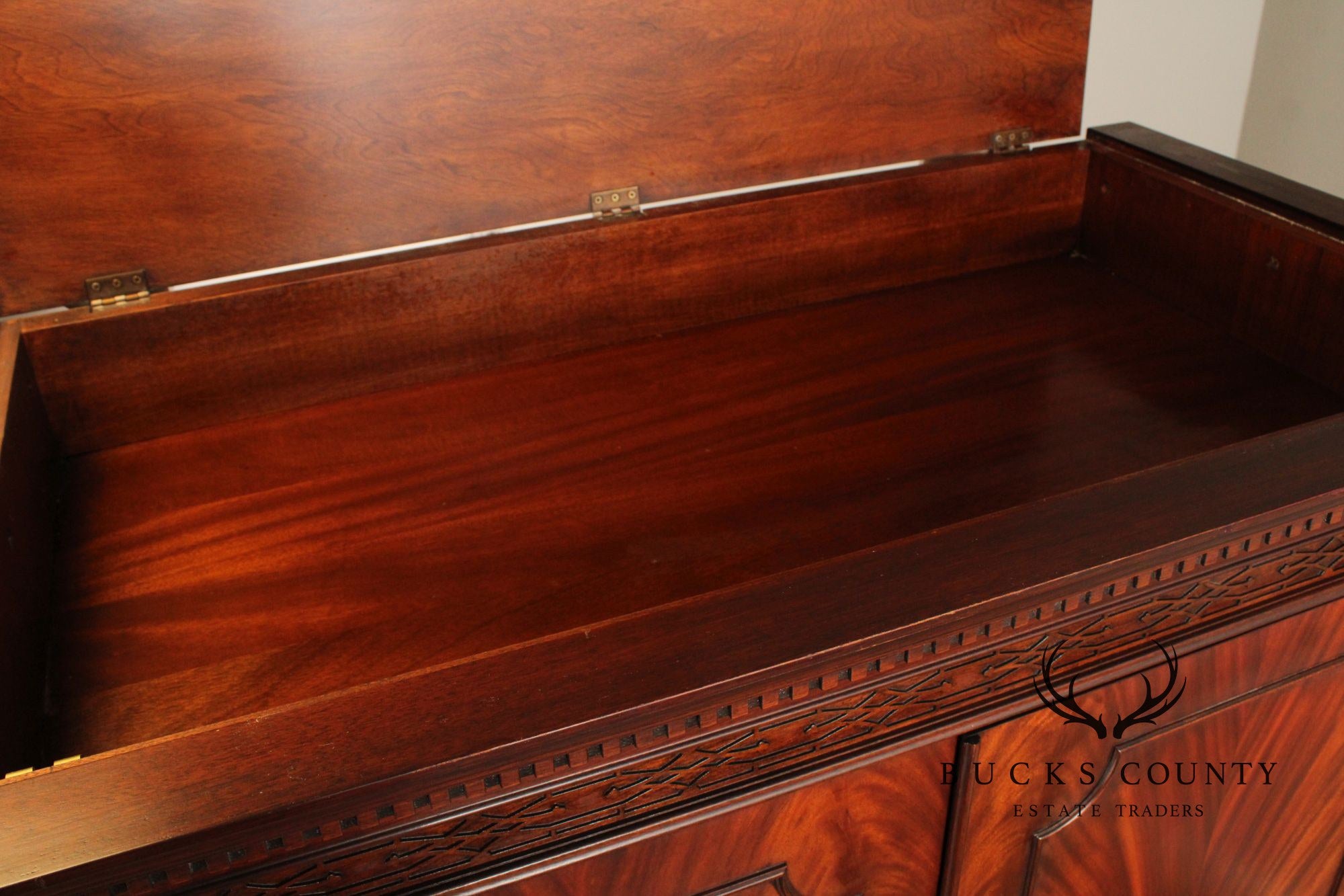 Henkel Harris Georgian Style Mahogany Armoire