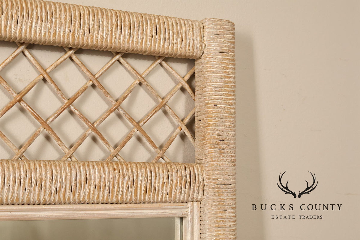 Lexington Henry Link Wicker Pier Mirror