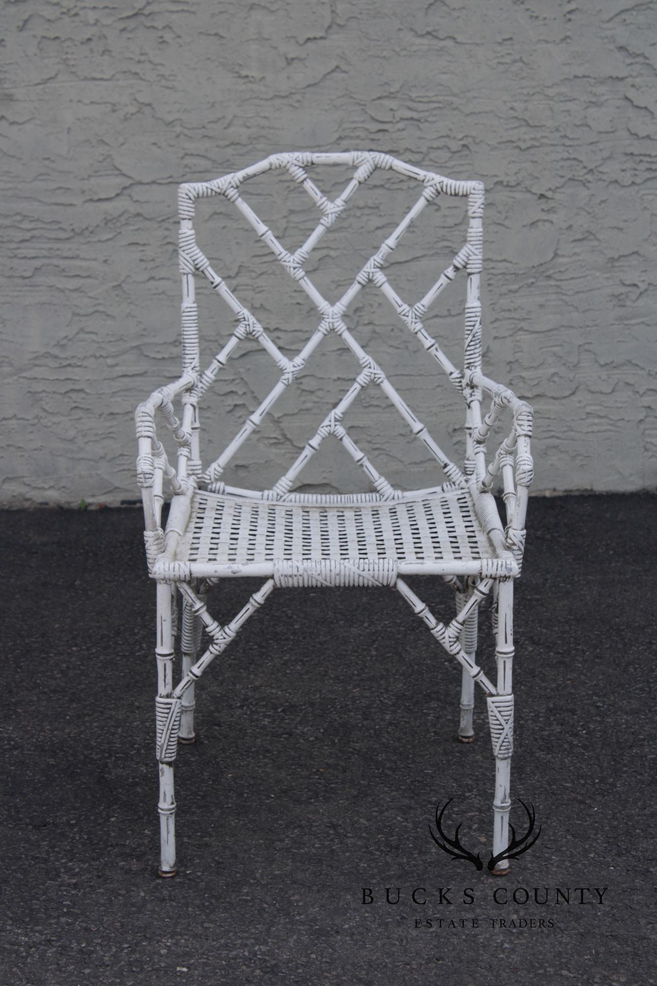 Venemen of California Faux Bamboo Cast Aluminum Patio Dining Set