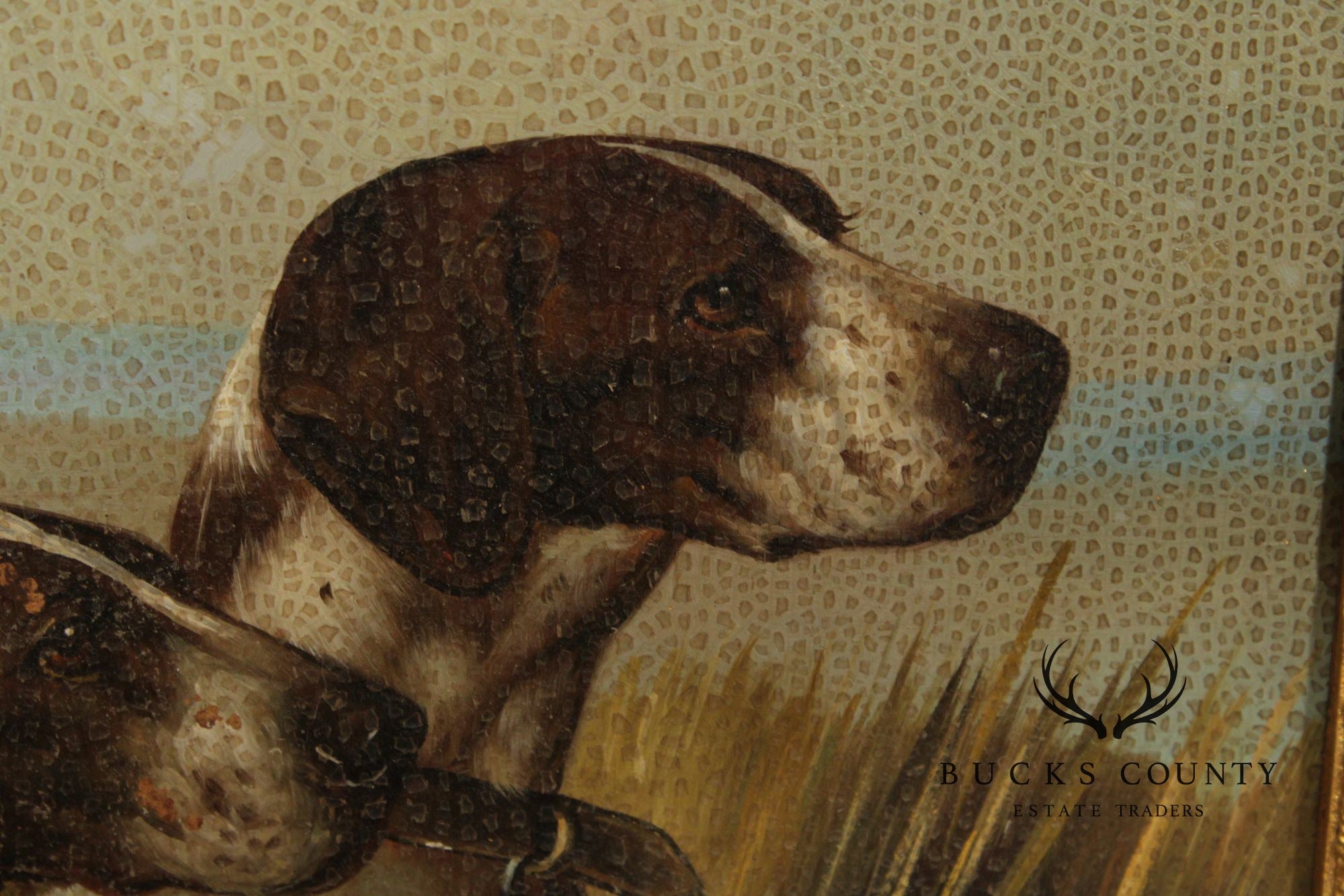 Chelsea House Decorative Framed Painting, 'Pointers'