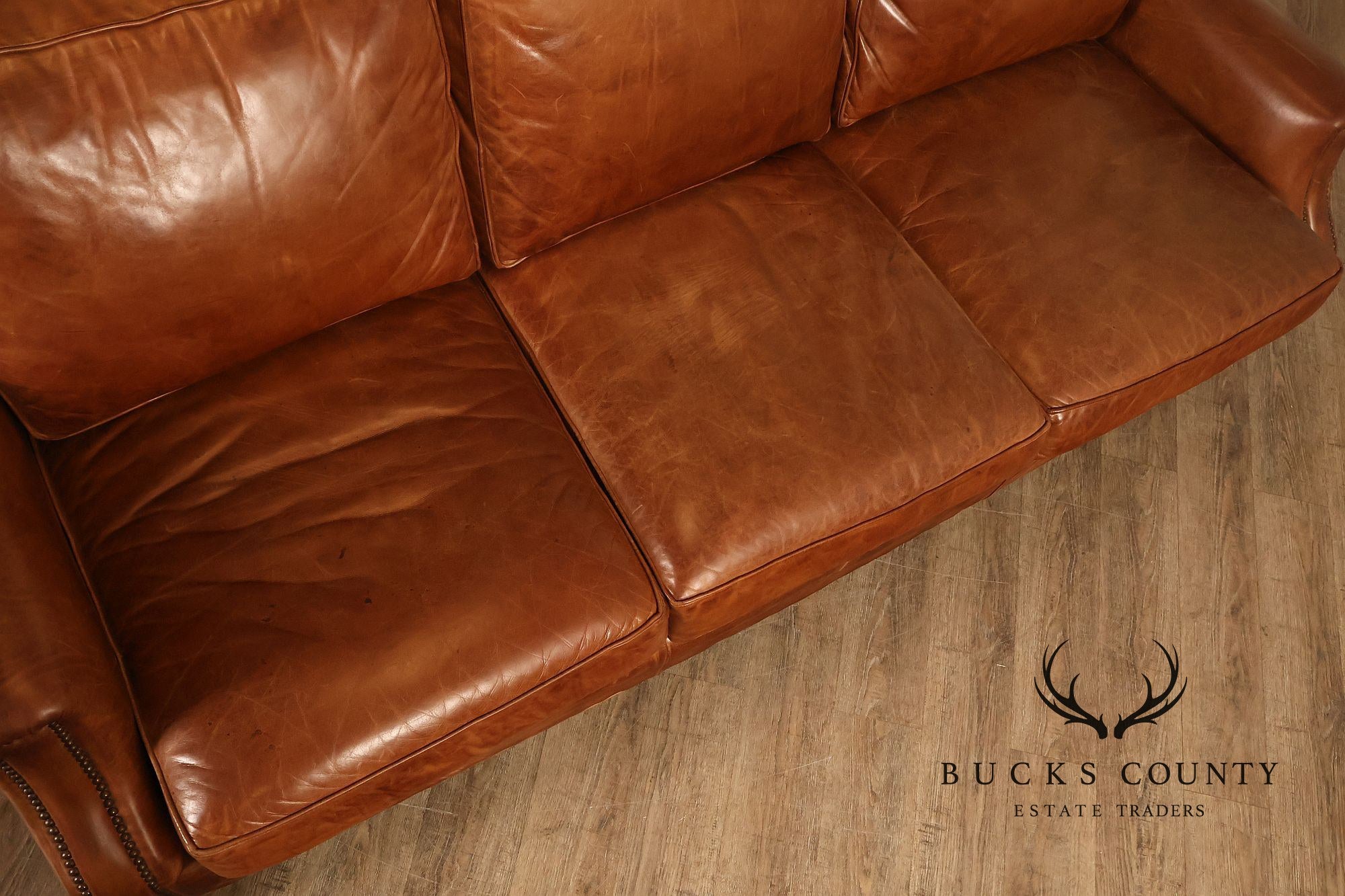 Hancock & Moore 'Rugby Club' Leather Sofa