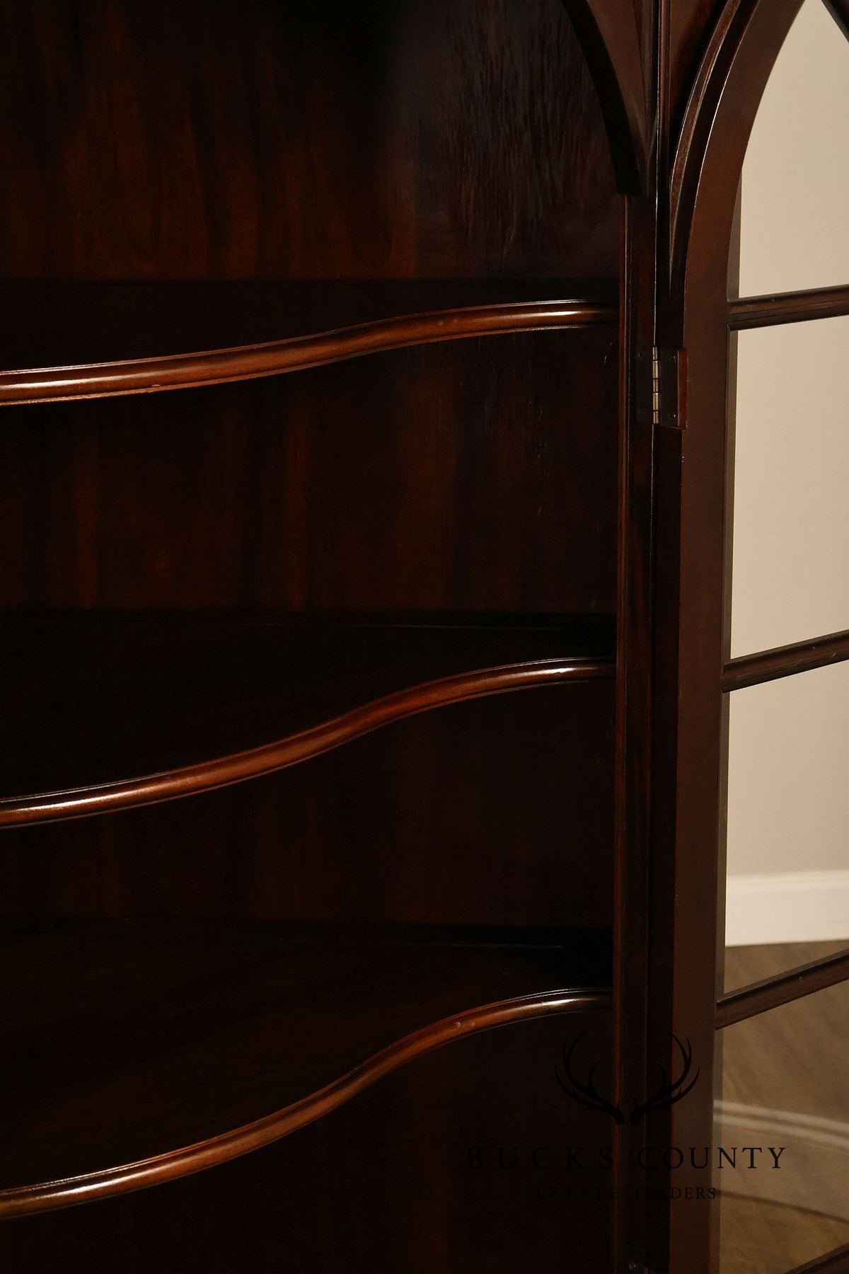 Stickley Federal Style Mahogany Corner Cabinet