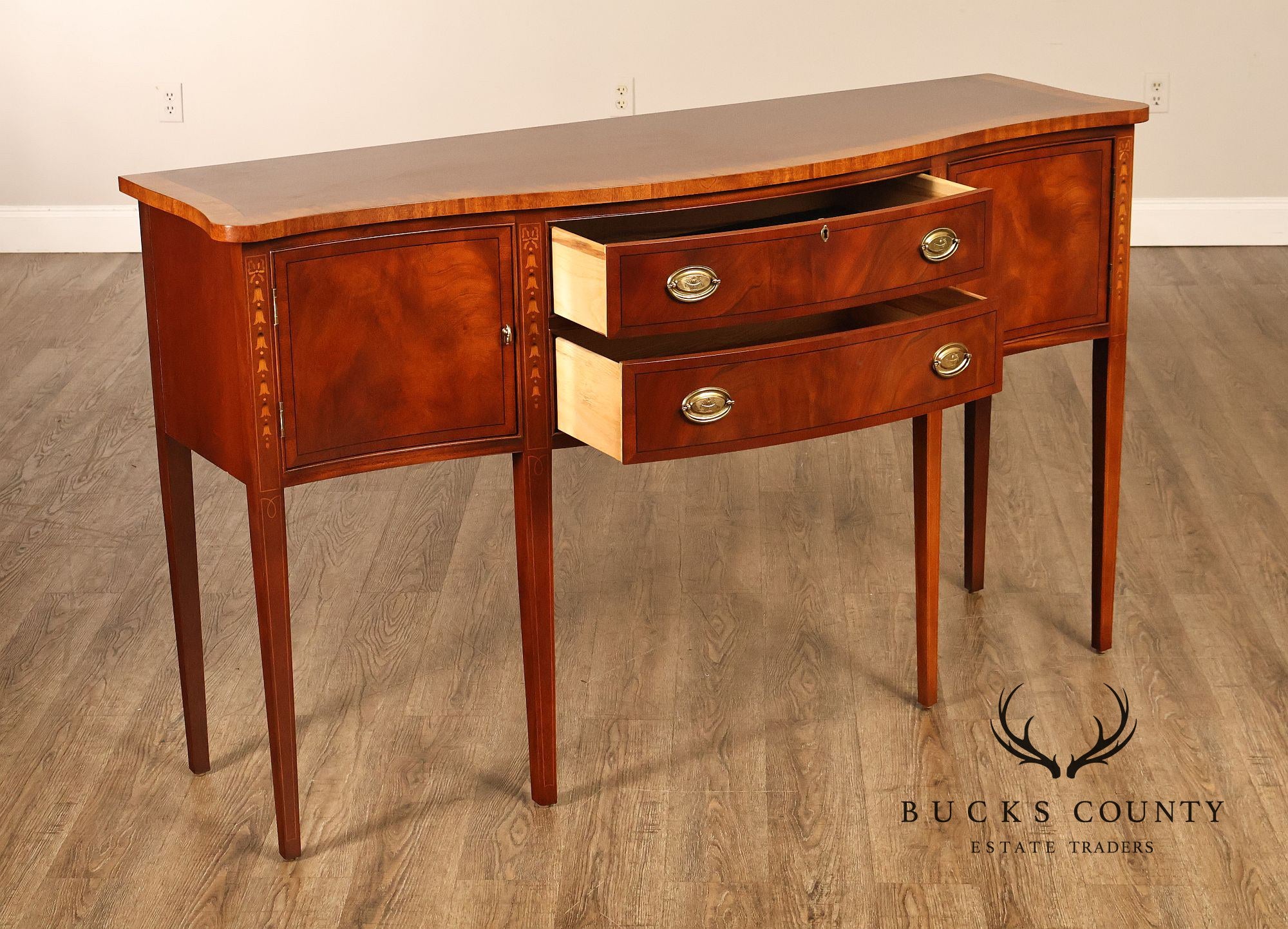 Ethan Allen Hepplewhite Style Mahogany Sideboard