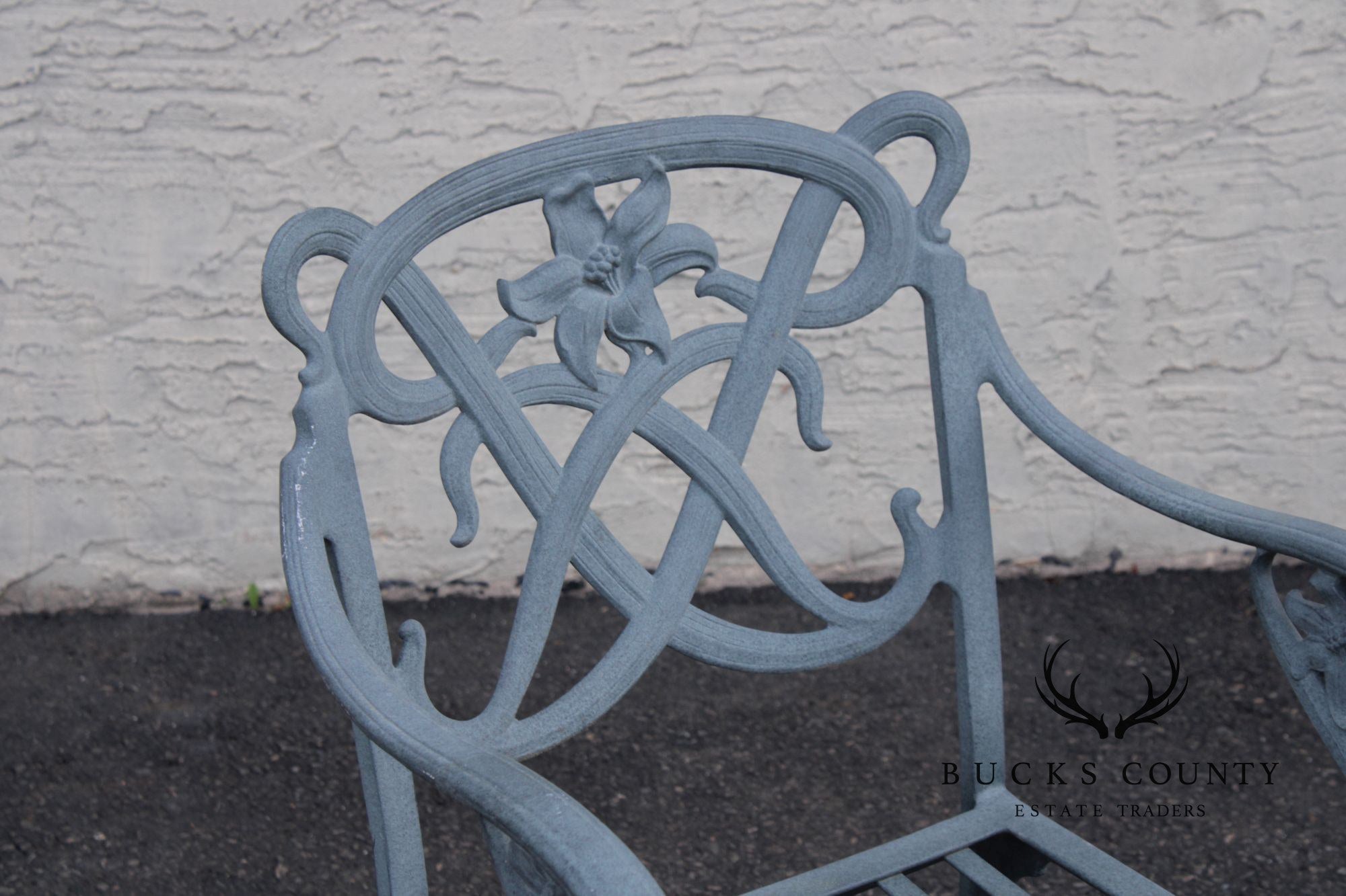 Brown Jordan Six-Piece Cast Aluminum 'Day Lily' Outdoor Patio Dining Set