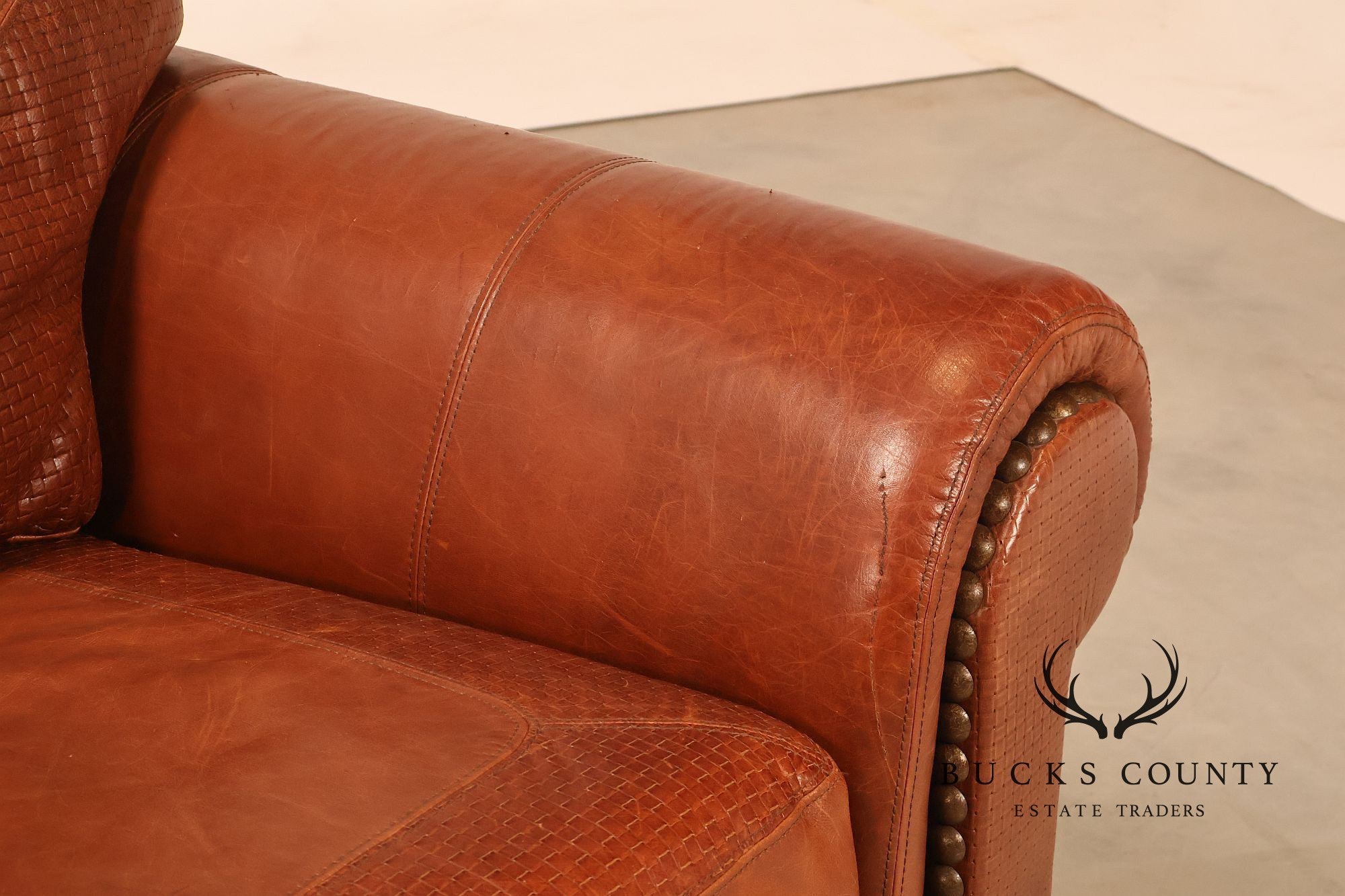 Stickley 'Santa Fe' Leather Sofa