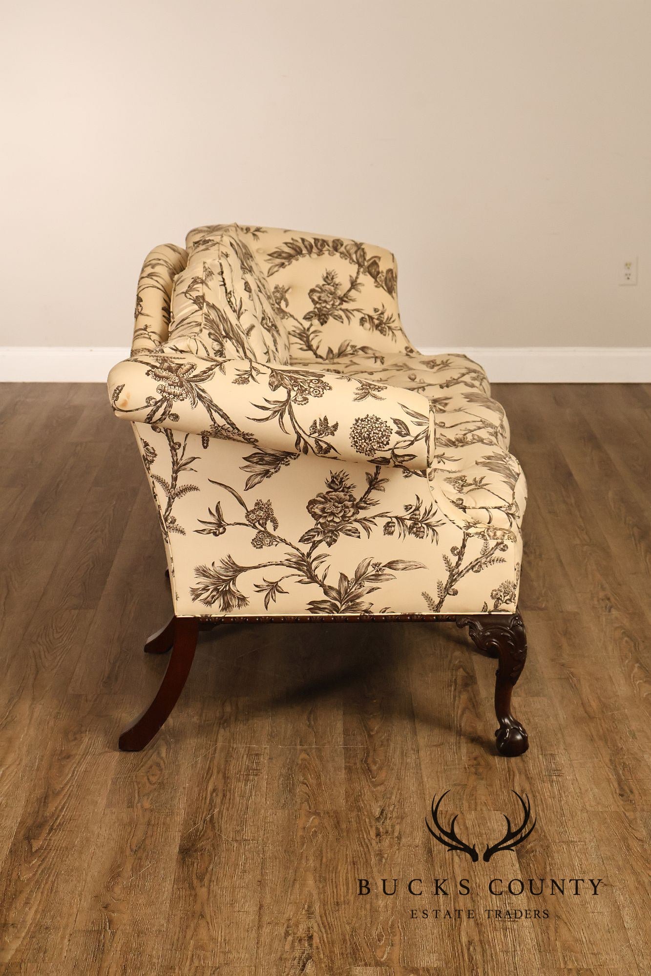 Baker Williamsburg Reproductions Camelback Sofa