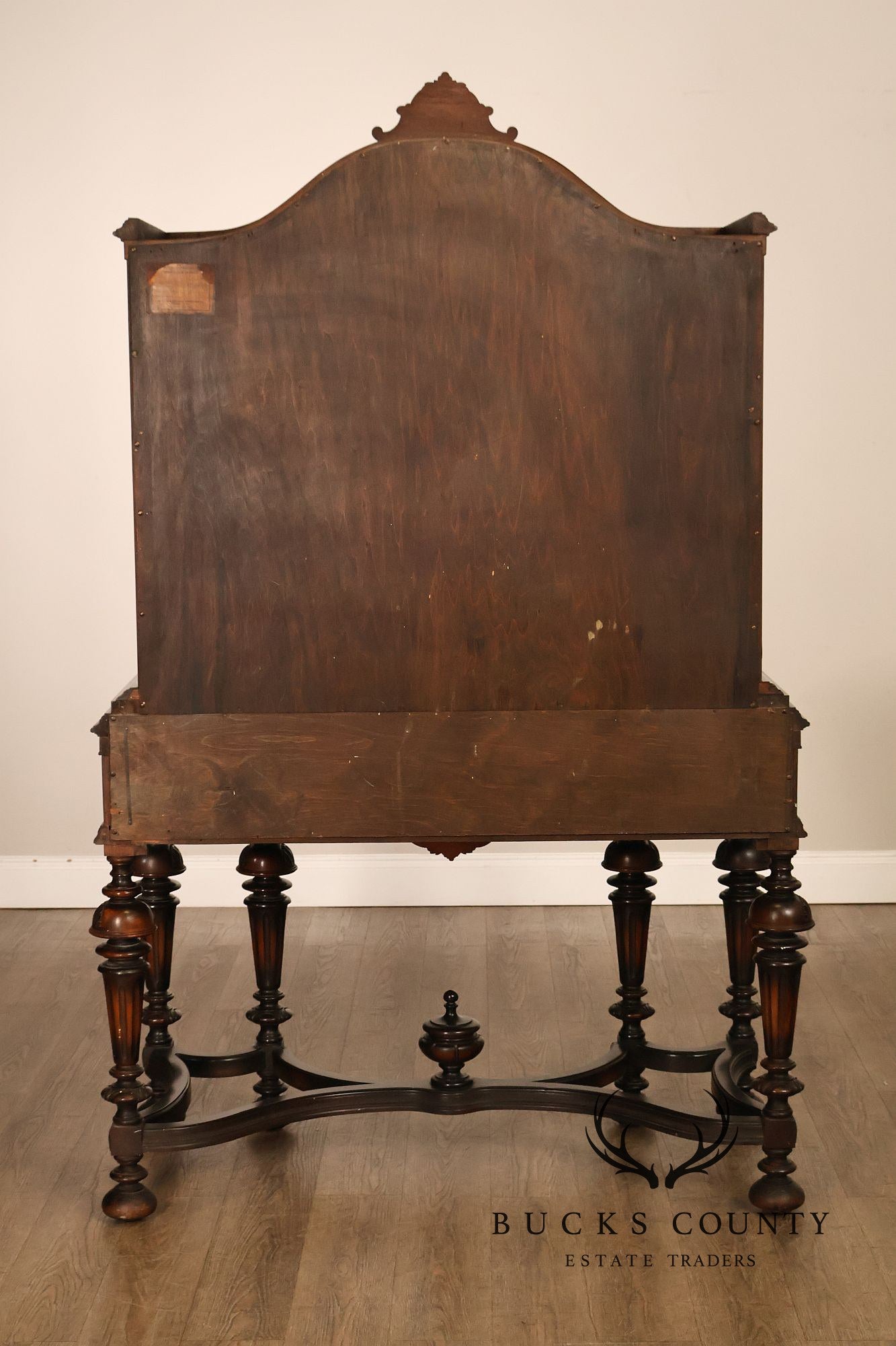 Rockford Republic Furniture Company 1920's Walnut China Display Cabinet