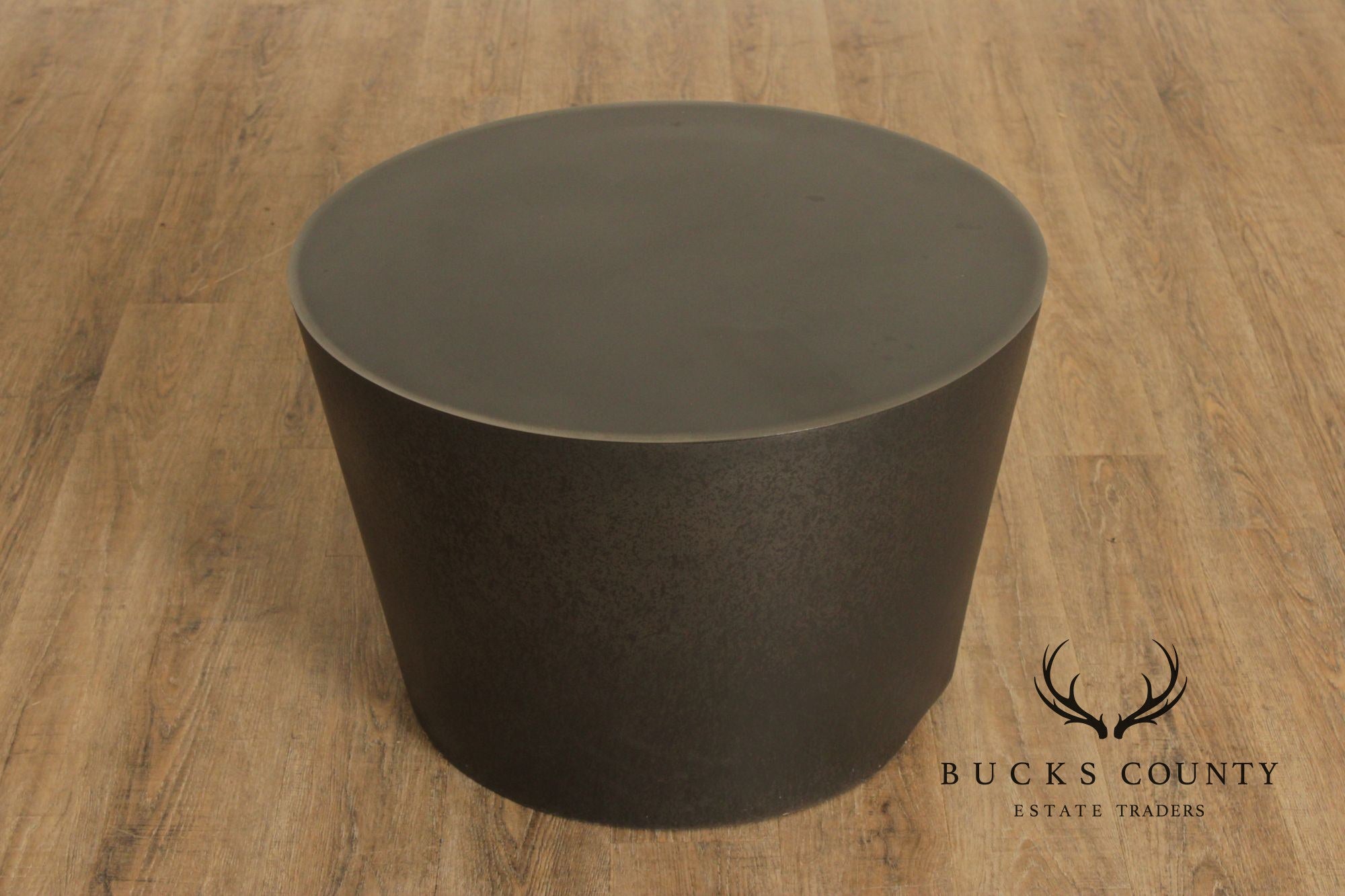 Modern Patinated Steel Coffee Table