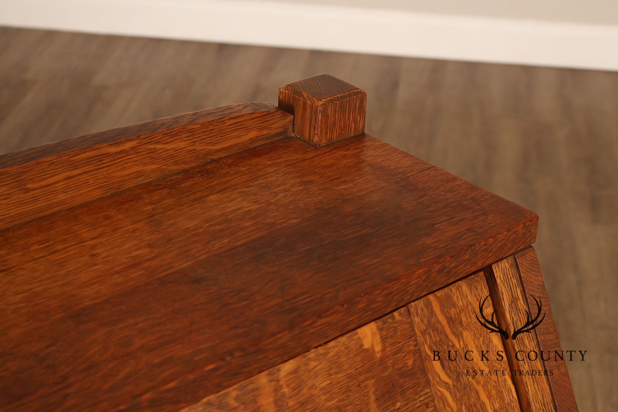 Limbert Arts And Crafts Antique Oak Slant Drop Front Writing Desk
