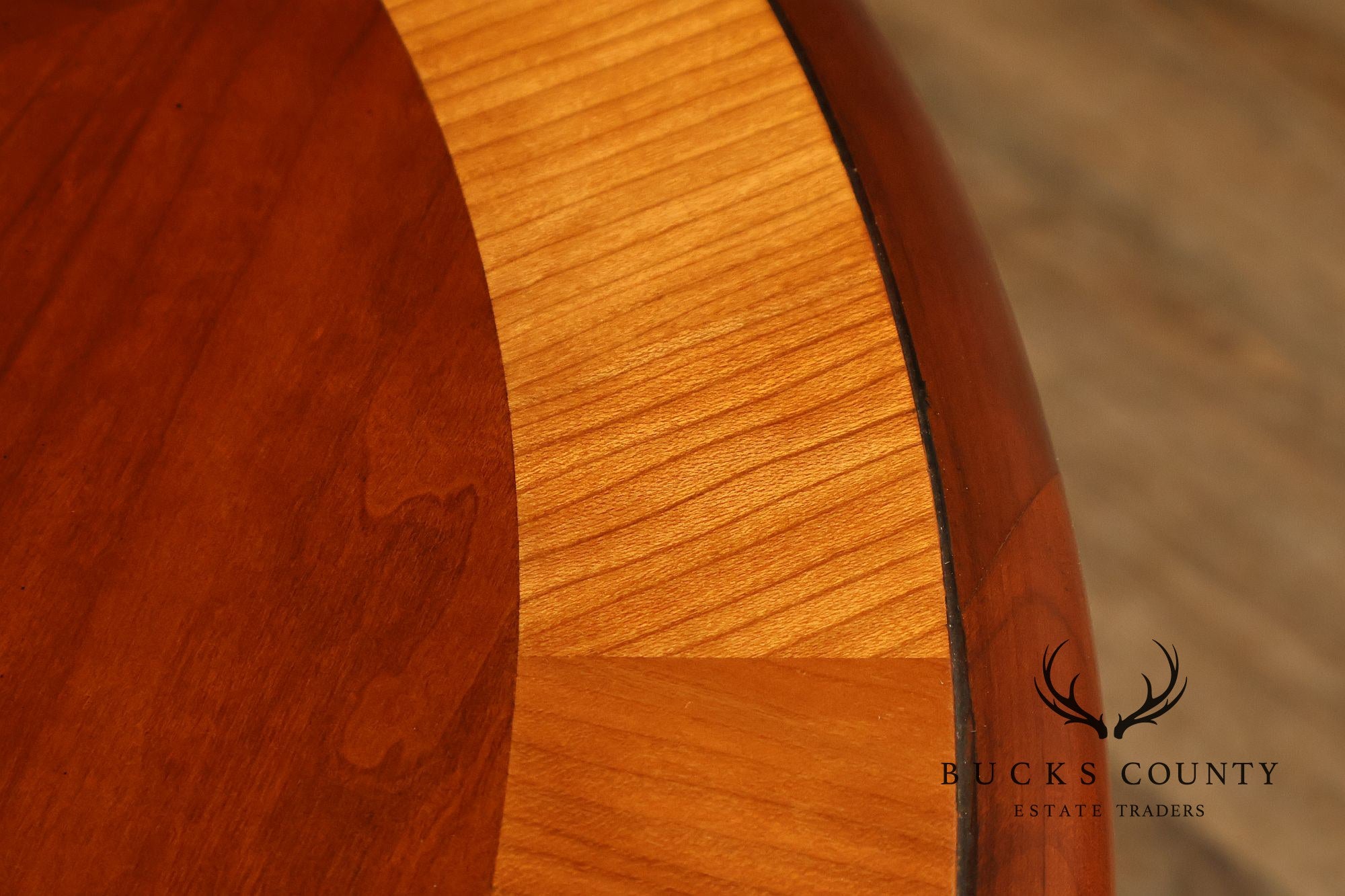 Harden Oval Cherry Banded Dining Table With Two Leaves