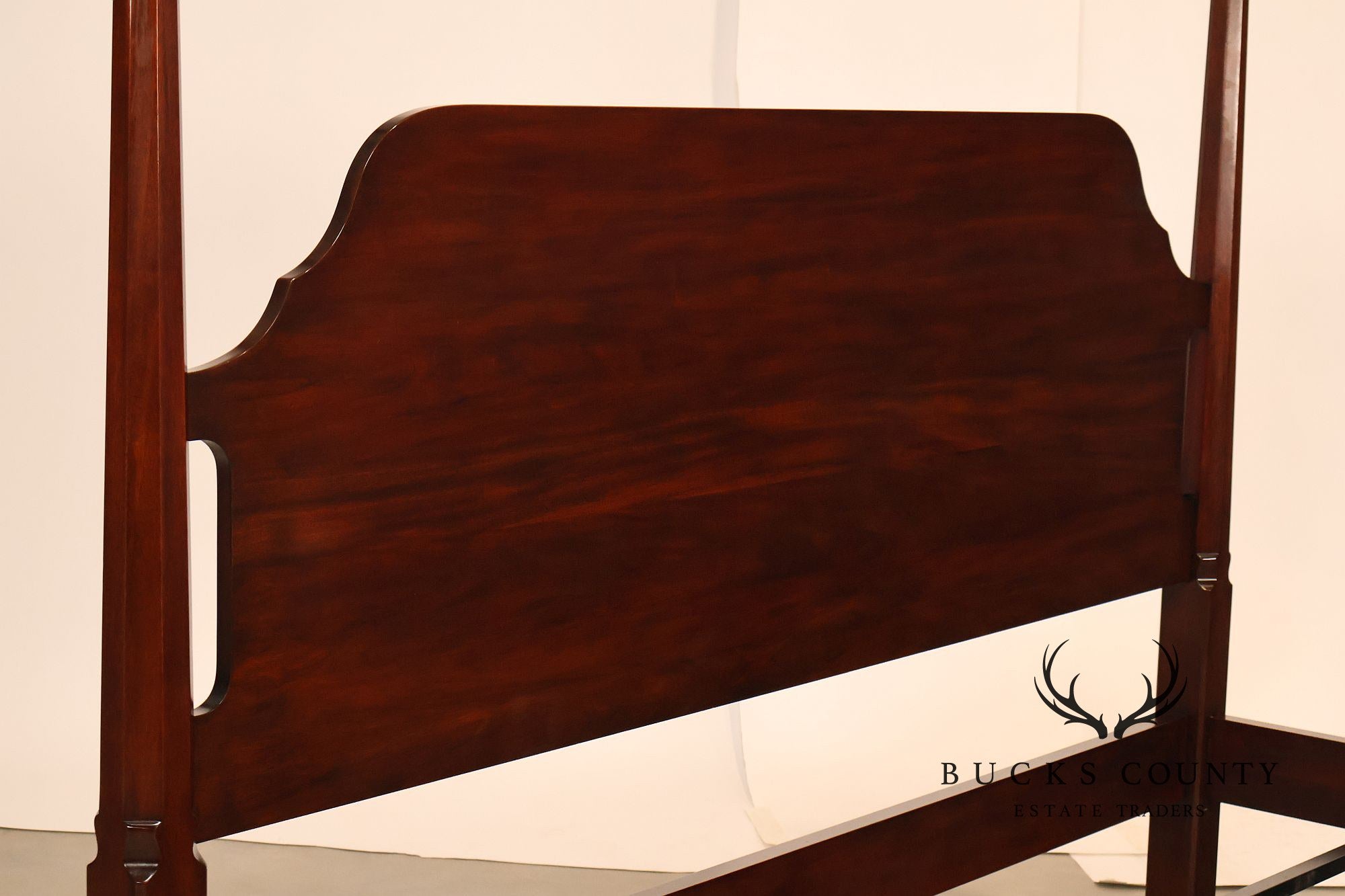 Henkel Harris Solid Mahogany King Size Poster Bed