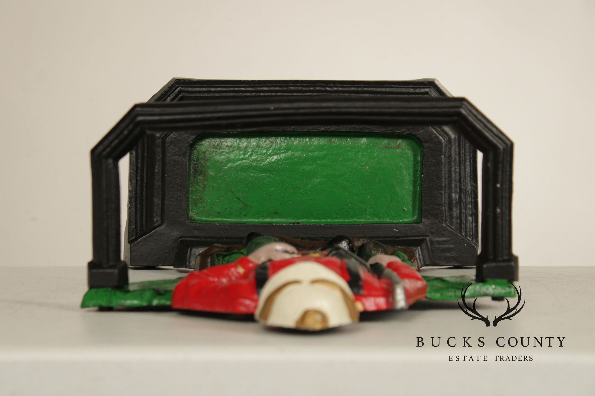 Vintage 'The Man in Khaki' Cast Iron Umbrella Stand