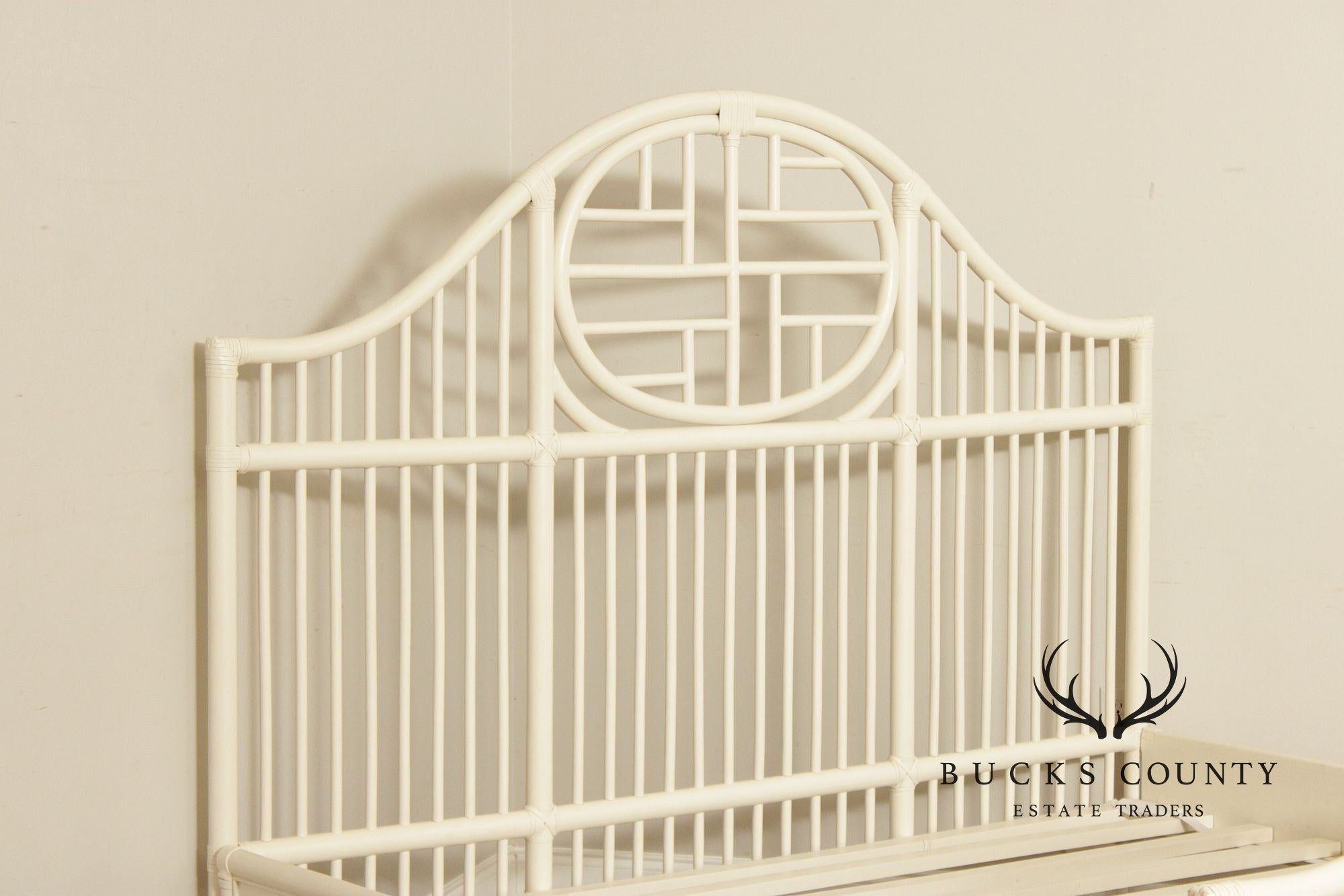Serena & Lily King Size Cassia Rattan Bed Frame