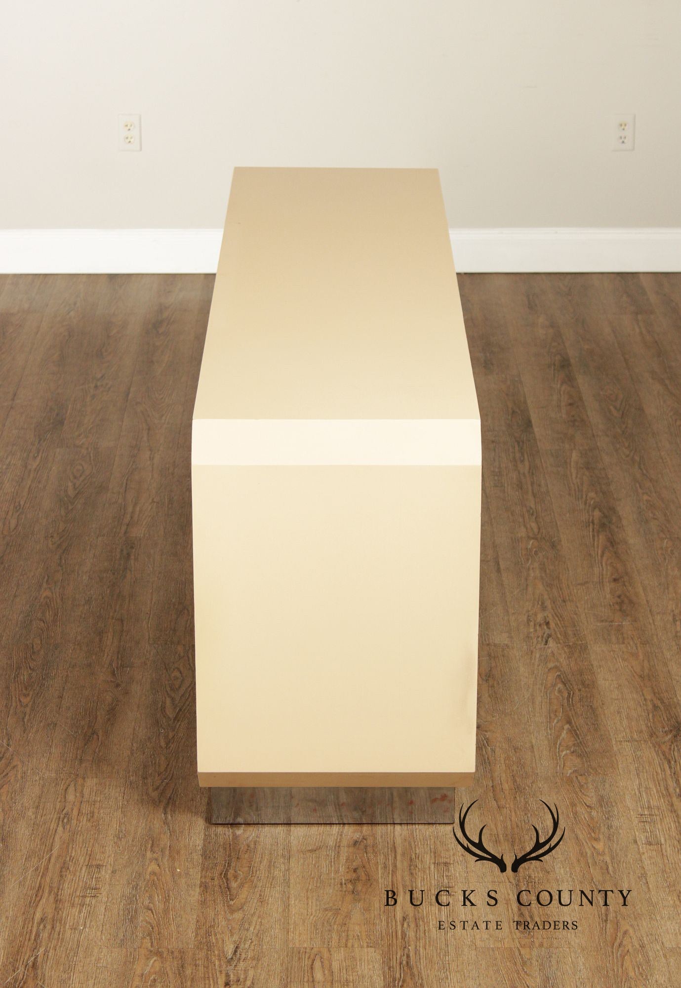 Pace Collection Mid Century Modern Burlwood and Lacquered Chest of Long Dresser Sideboard