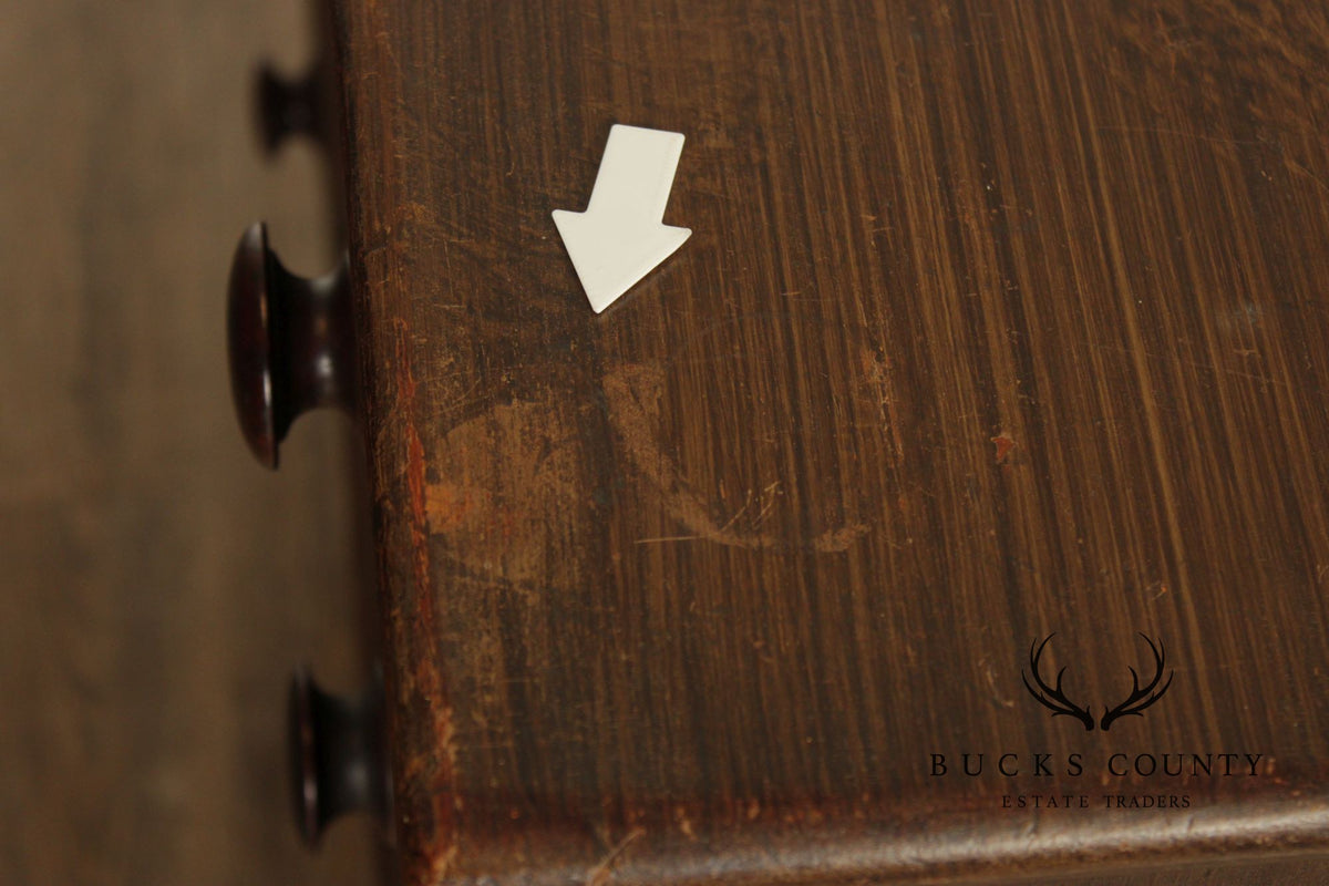 Antique American Grain Painted Four-Drawer Chest Of Drawers