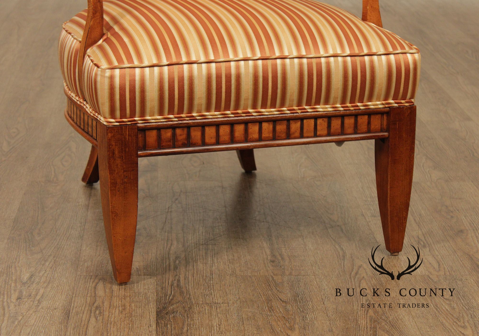 Century Chair Co. Art Deco Style Pair of Armchairs