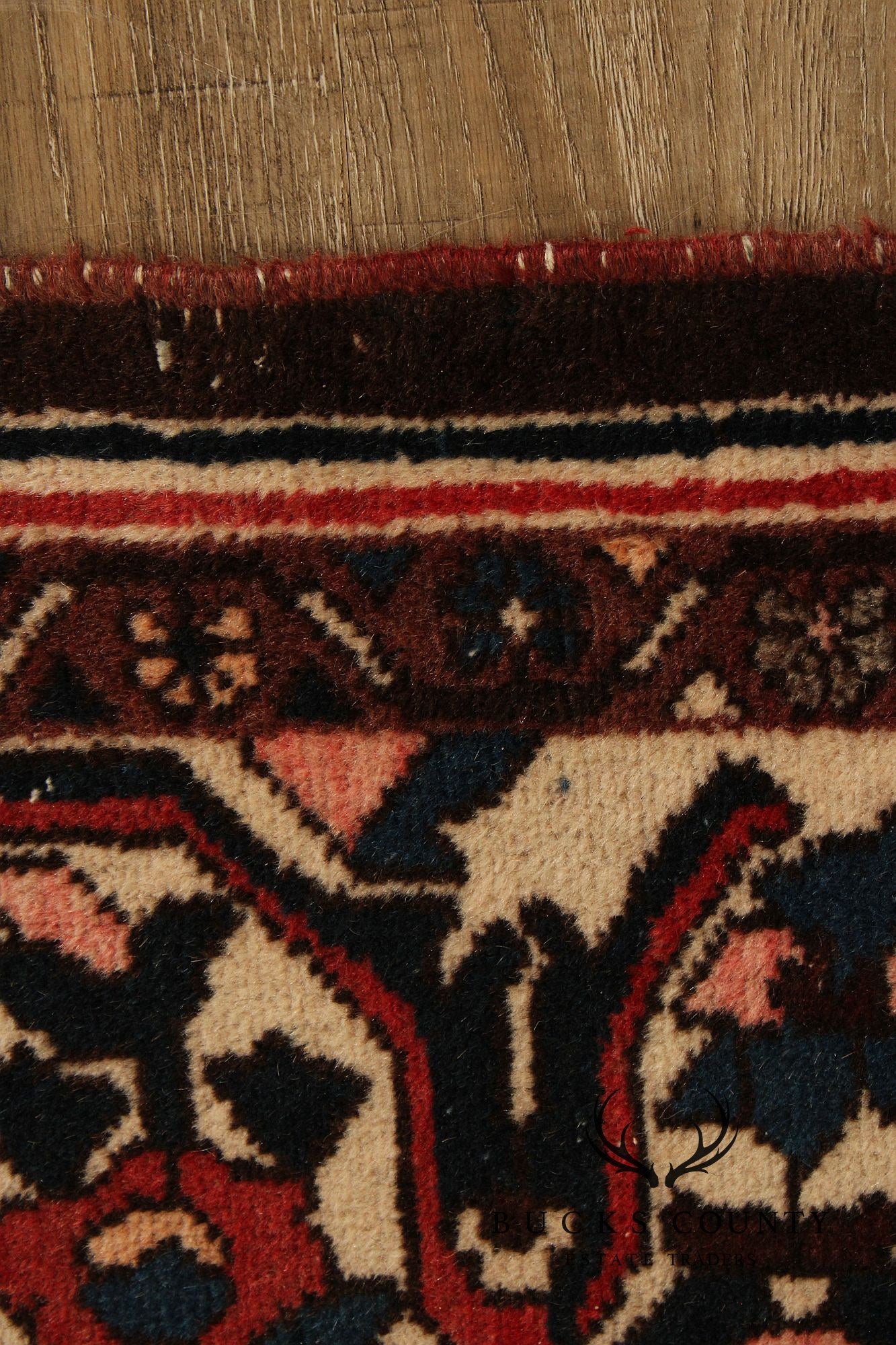 Vintage Persian Hand Knotted Heriz Area Rug 8' 9" x 11' 11"