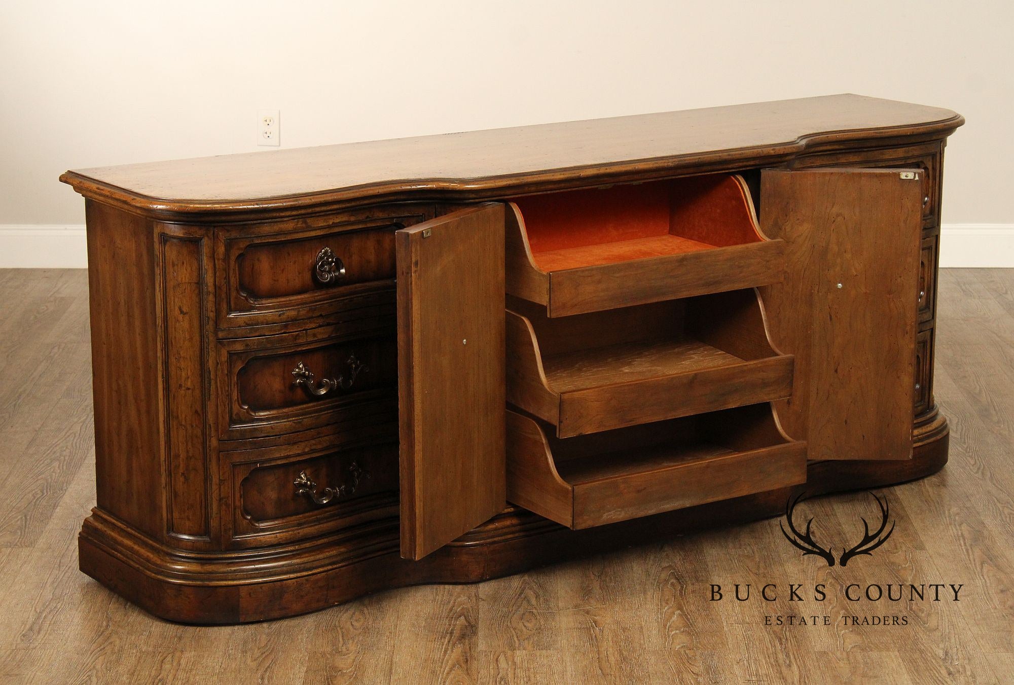 Heritage Grand Tour Collection Vintage Walnut Dresser