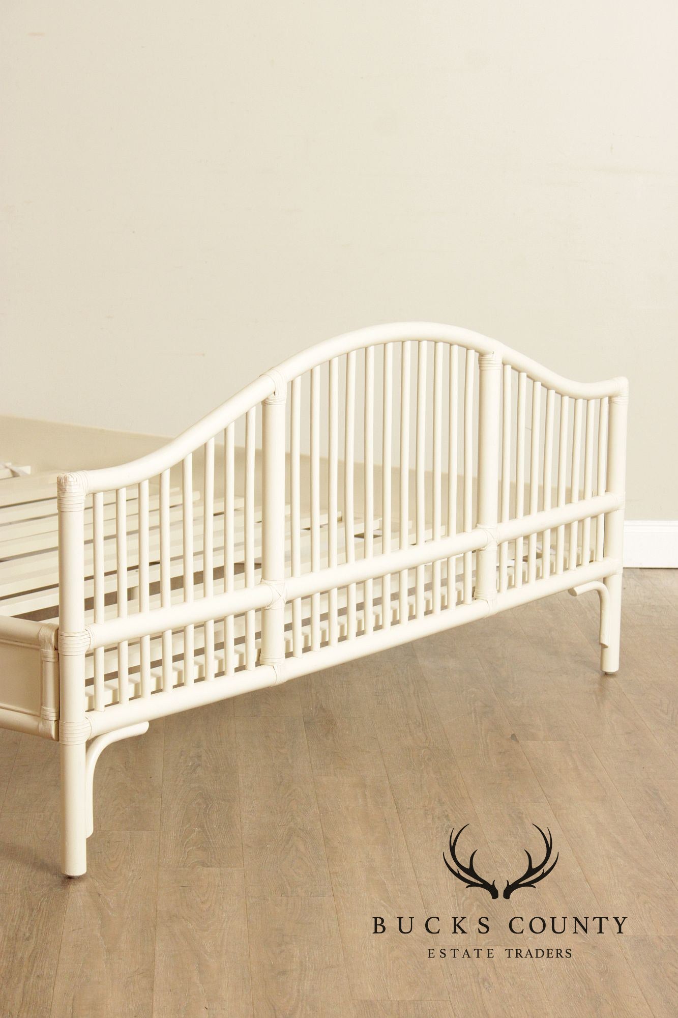 Serena & Lily King Size Cassia Rattan Bed Frame