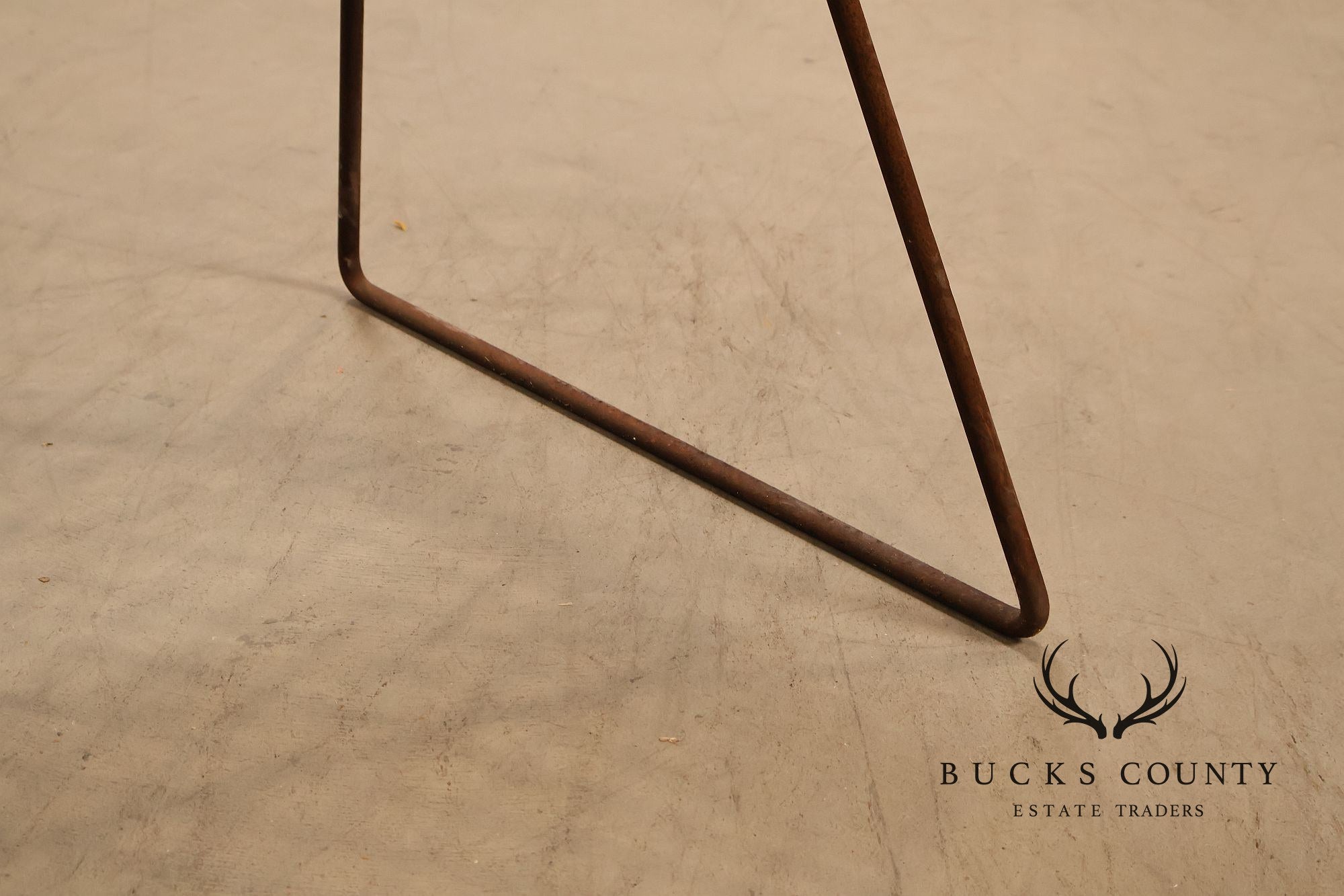 Mid Century Modern Harry Bertoia Style Diamond Wire Lounge Chair
