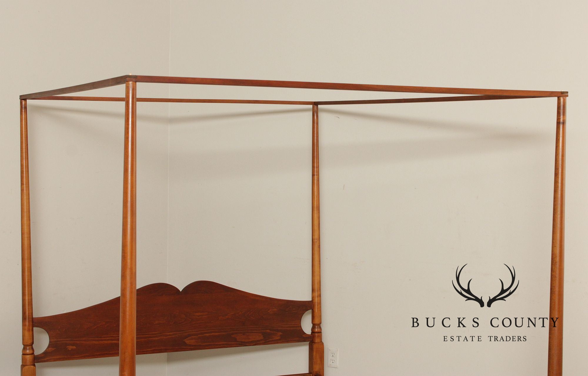 Cohasset Colonials Queen Size Maple Canopy Poster Bed