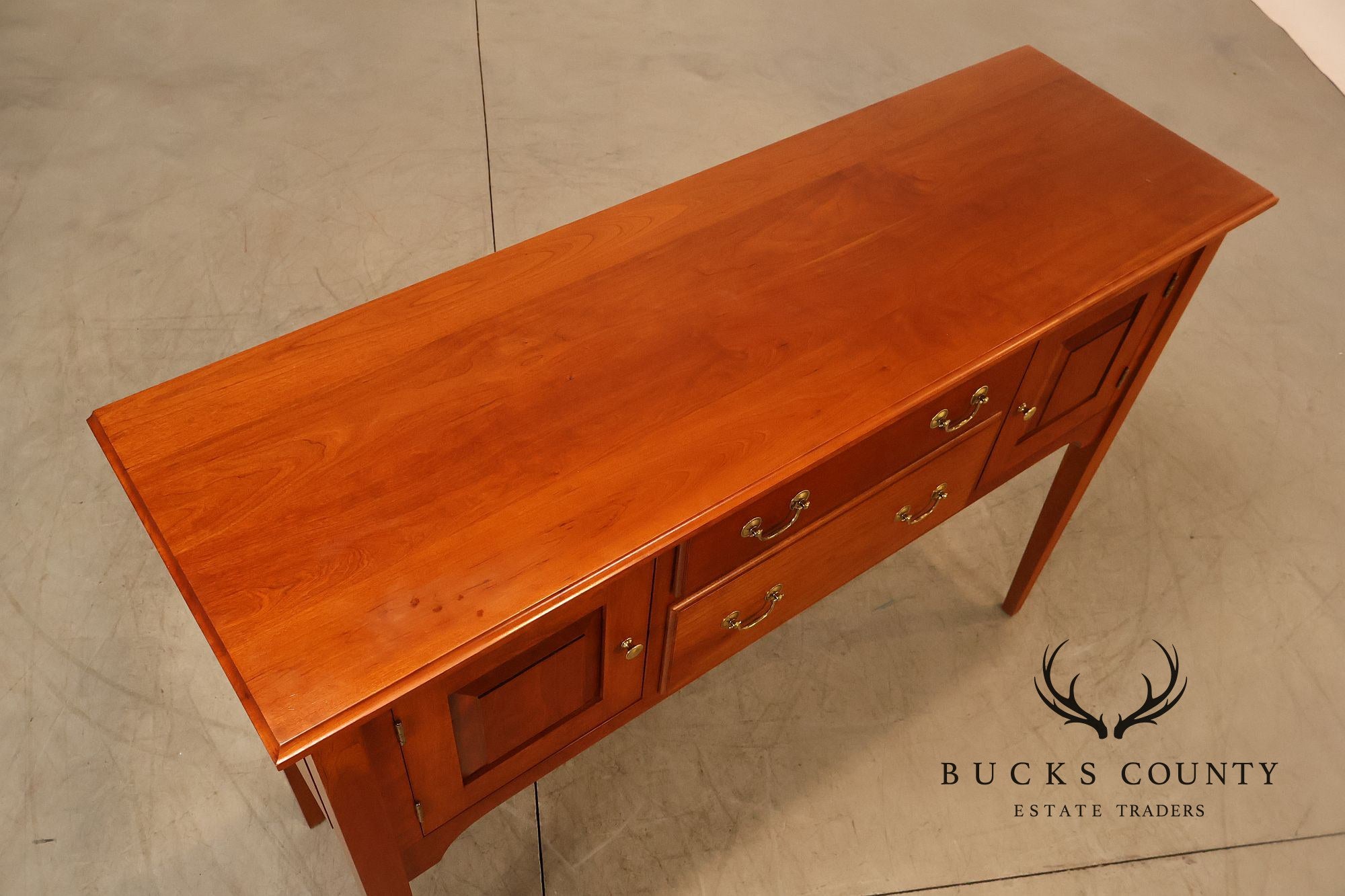 Tom Seely Hepplewhite Style Cherry Sideboard