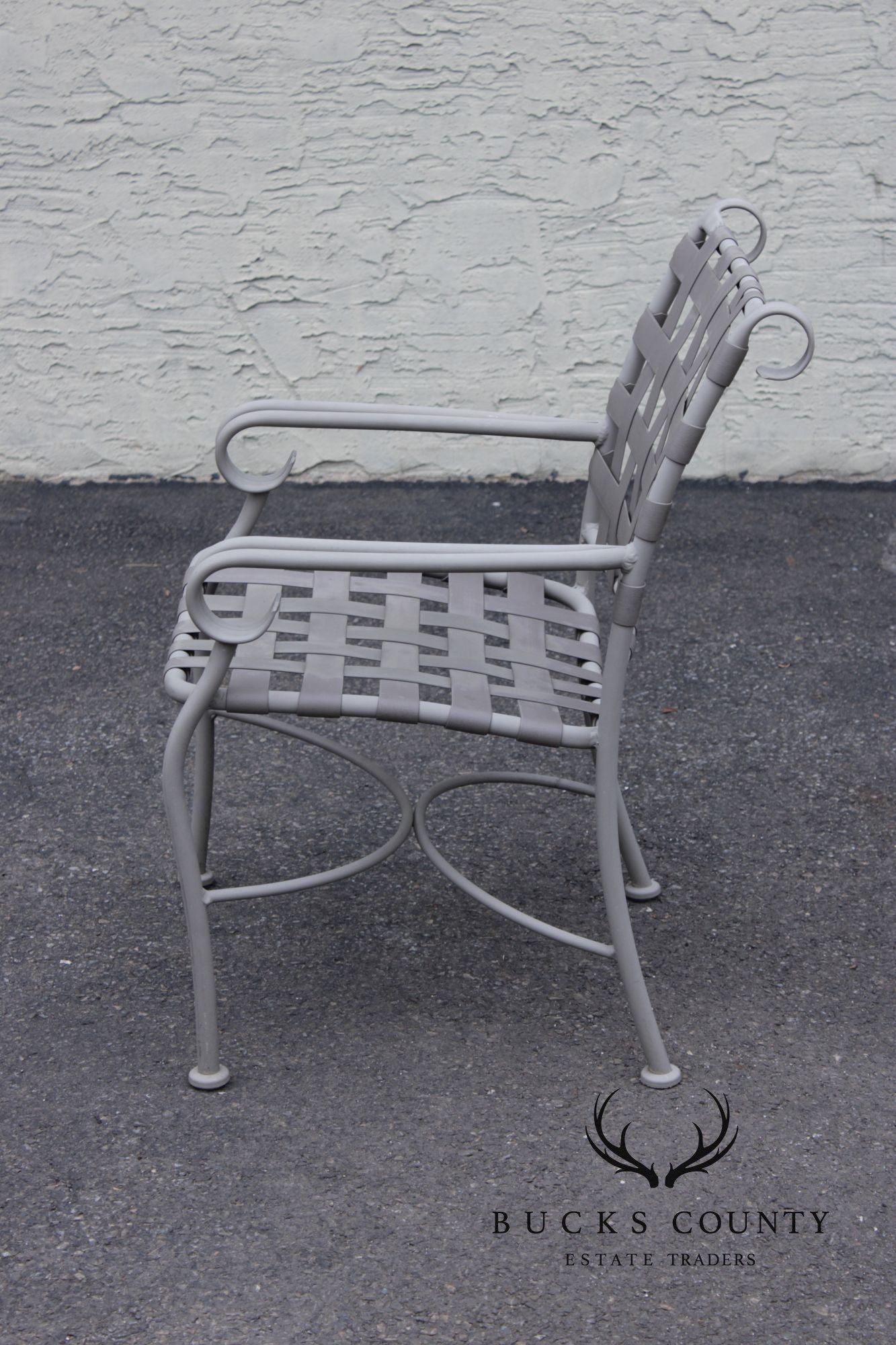 Woodard Ramsgate Oval Patio Dining Table And Six Chairs Set