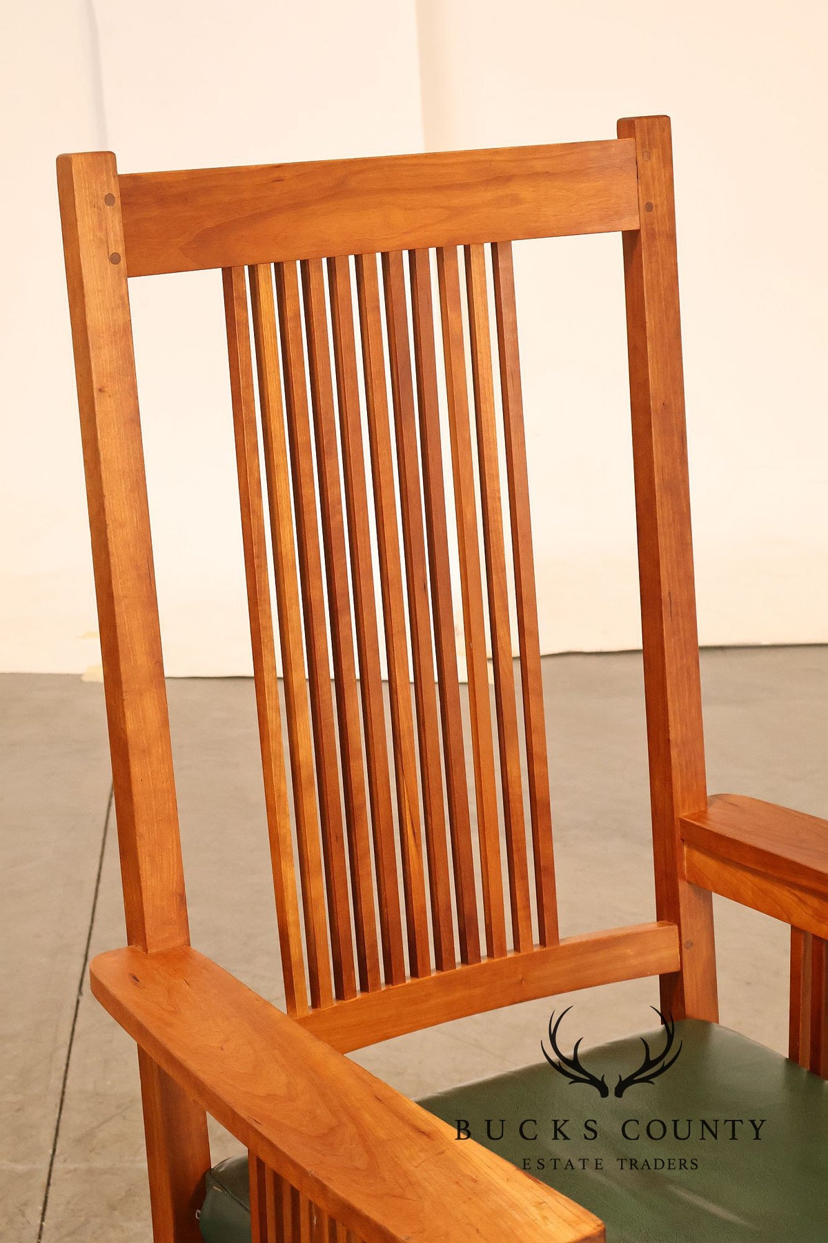 Stickley Mission Collection Cherry Spindle Back Dining Chairs Set Of 6