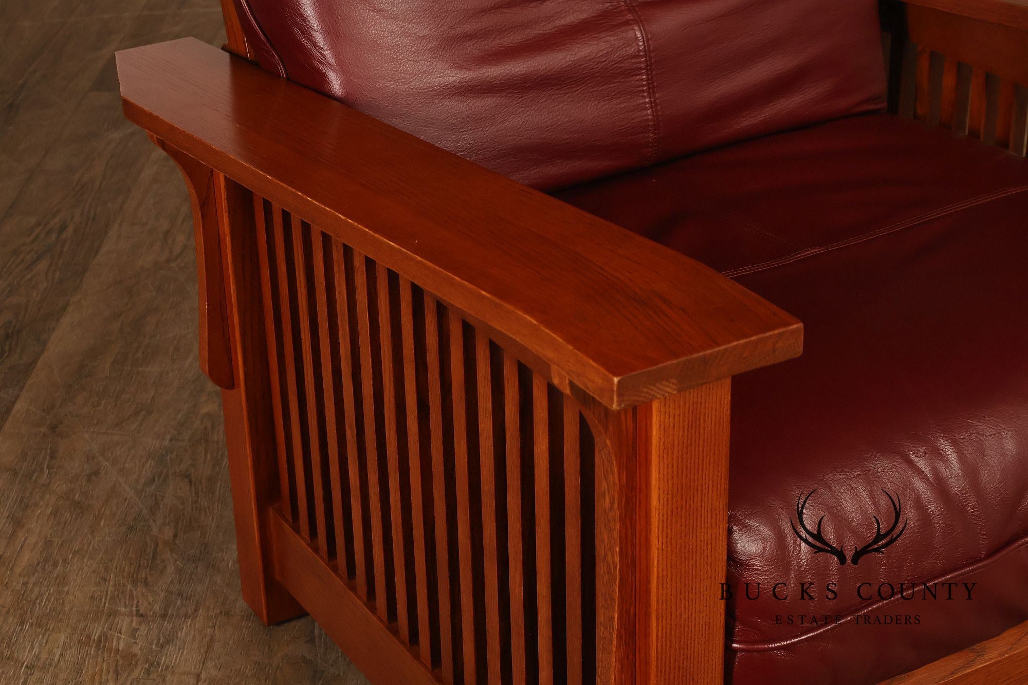 Bassett Furniture Mission Style Oak Morris Chair