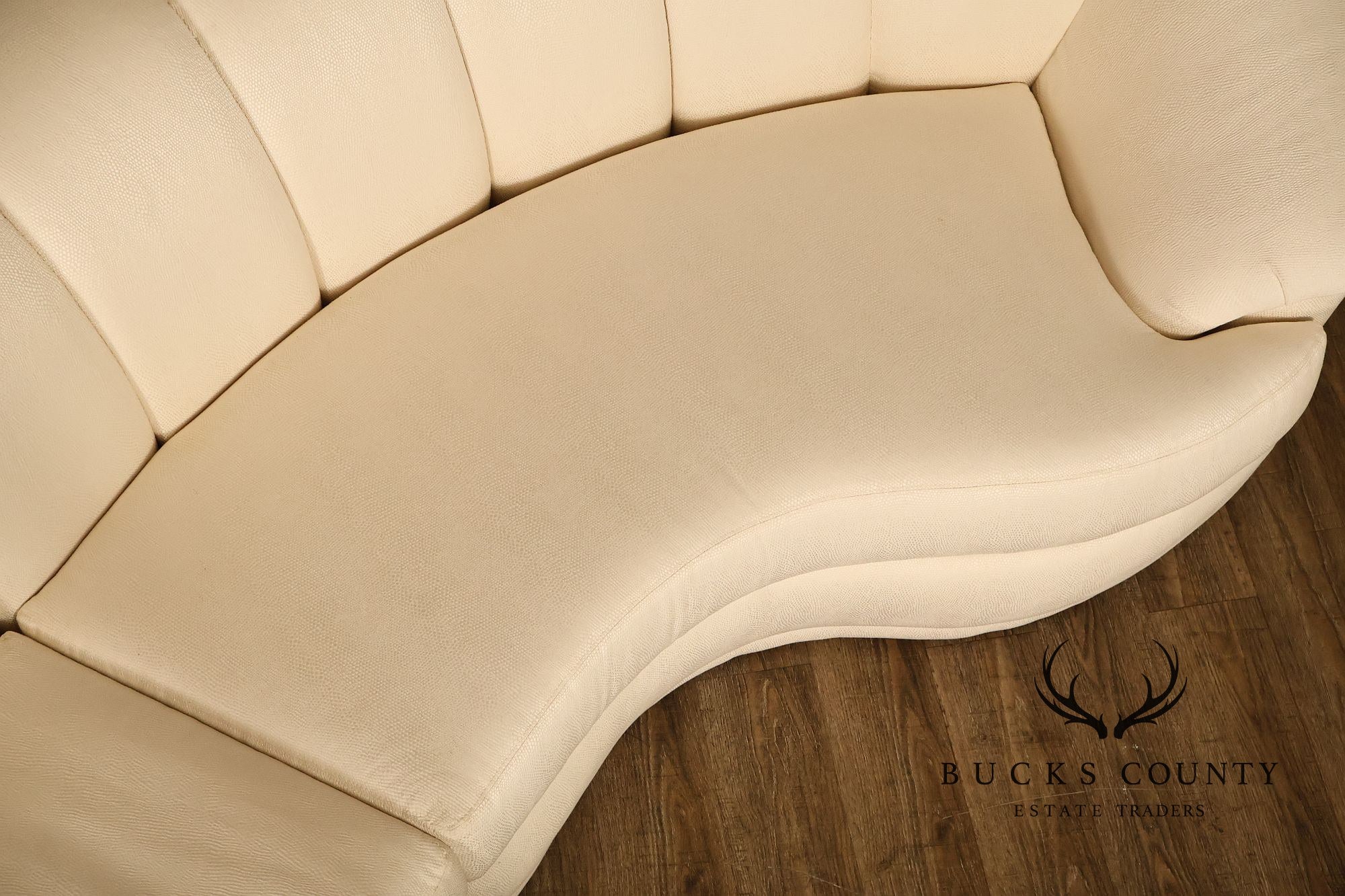 Thayer Coggin Post Modern Curved Sectional Sofa
