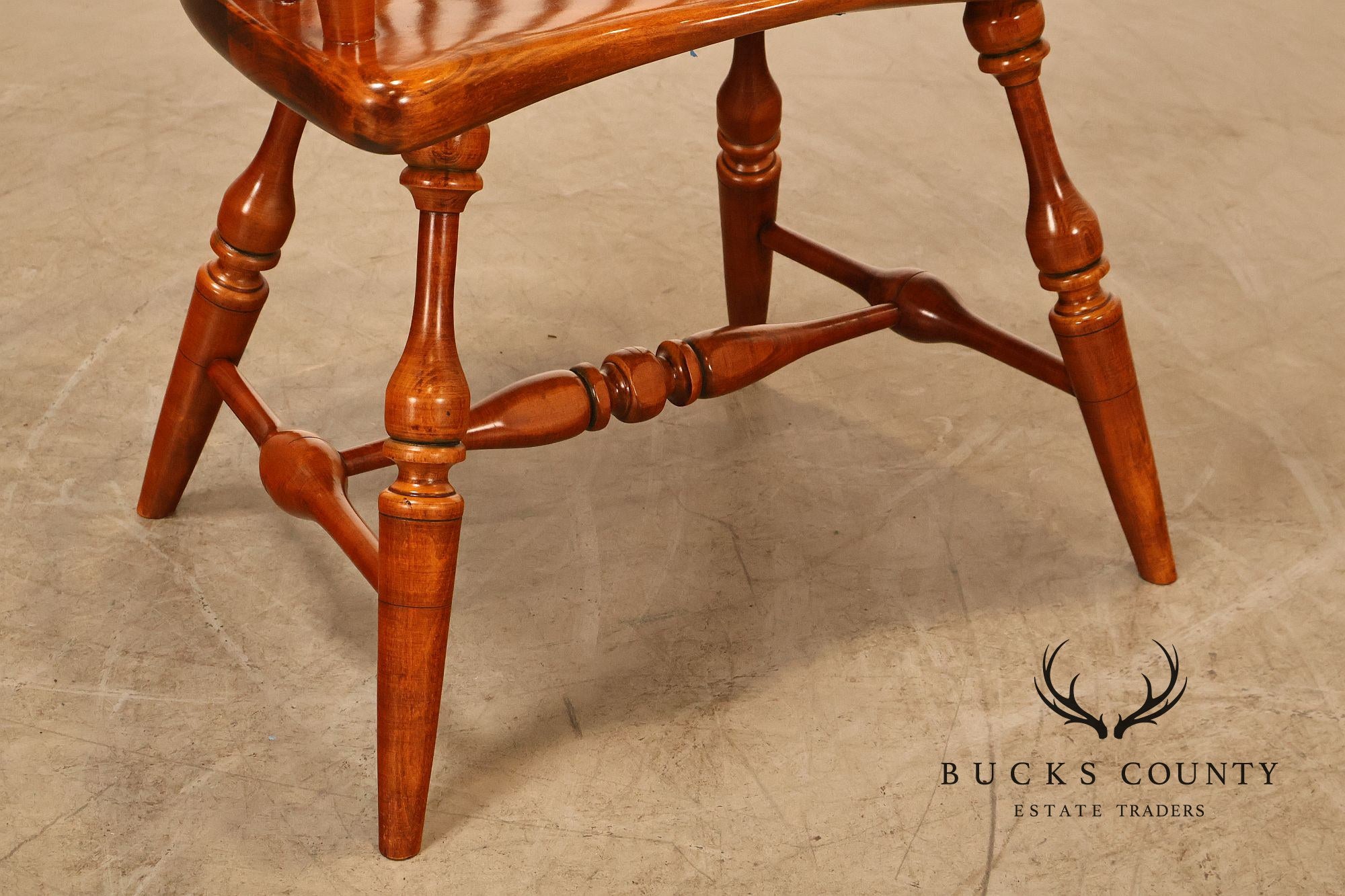 Frederick Duckloe Cherry Comb-Back Windsor Armchair