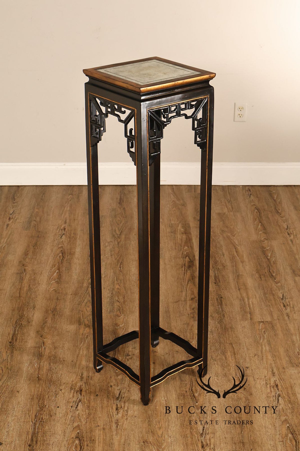 John-Richard 'European Crossroads' Chinoiserie Pedestal