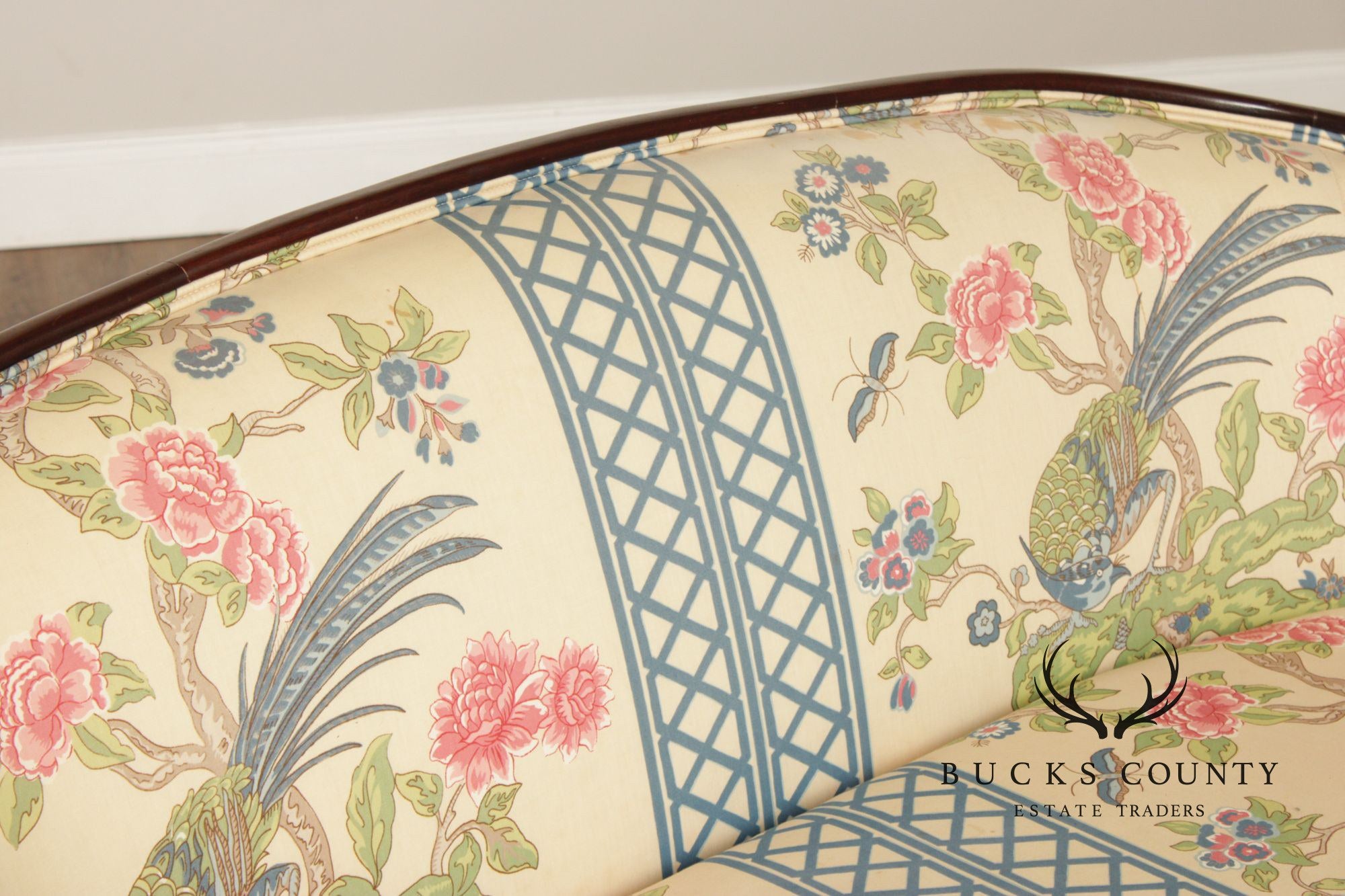 Hickory Chair Federal Style Mahogany Loveseat
