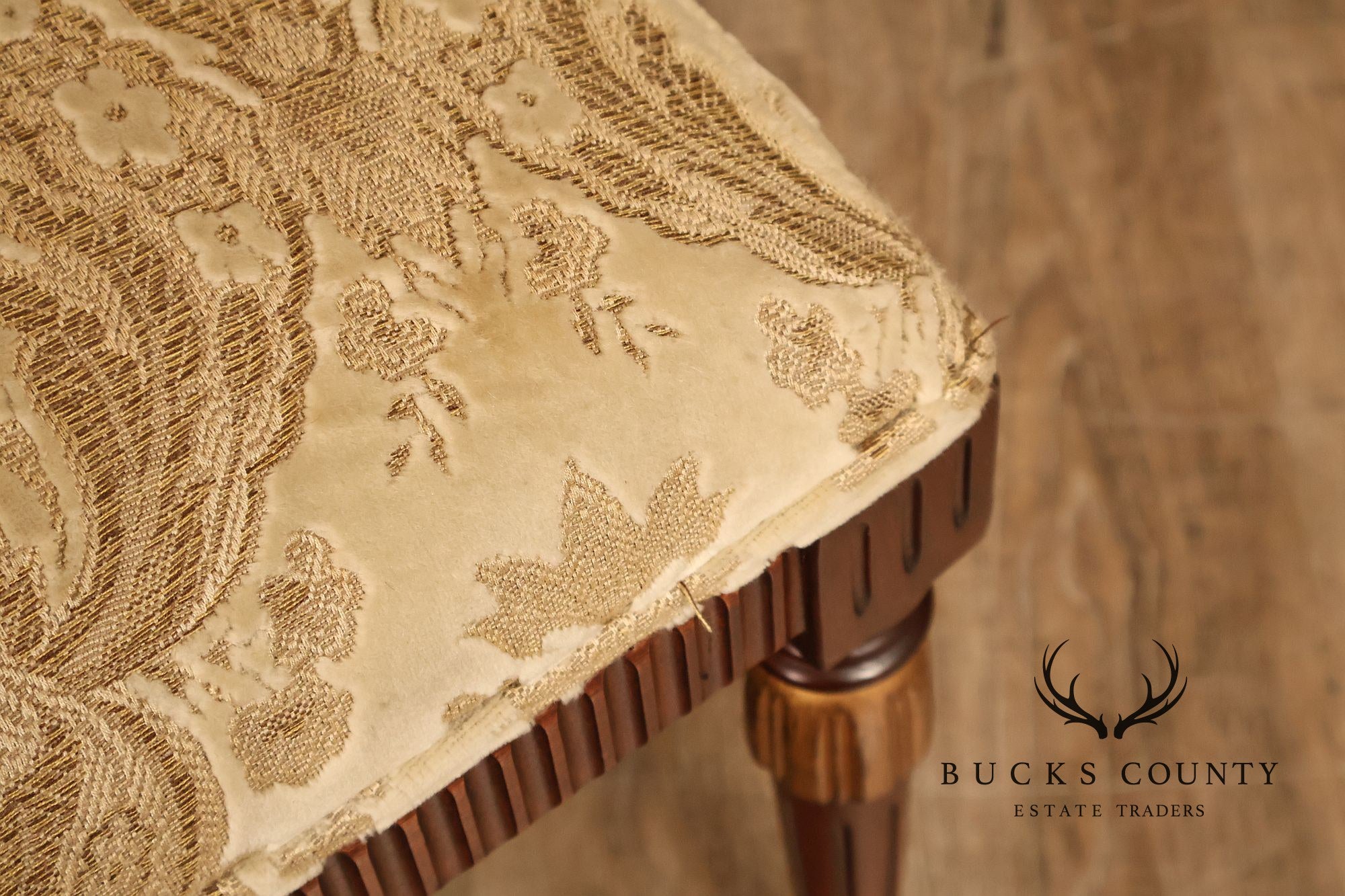 Sigla Furniture Louis XVI Style Set Of Eight Upholstered Dining Chairs