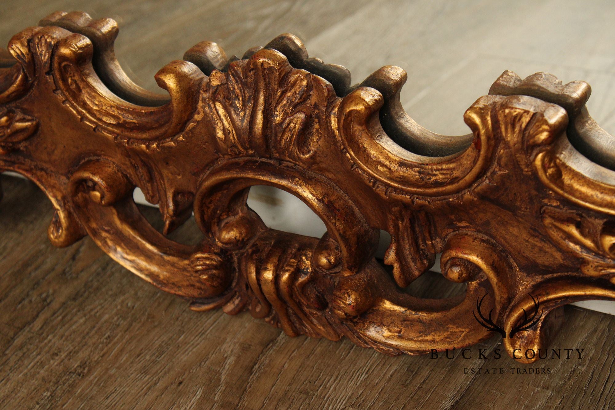 John Richard Rococo Style Gilt Carved Frame Wall Mirror