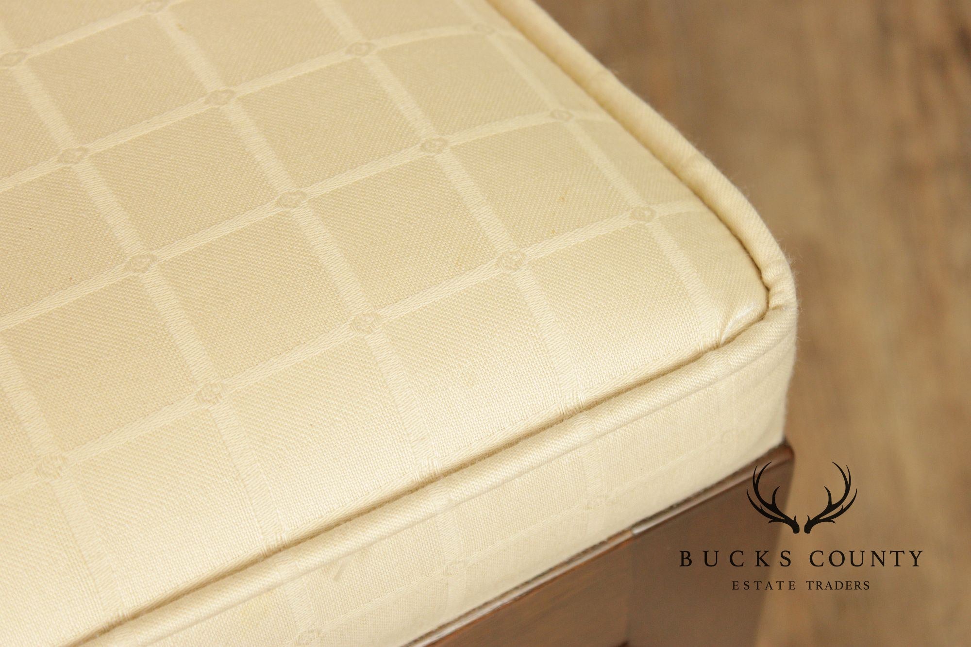 Mid Century Asian Influenced Set of Six Mahogany Dining Chairs