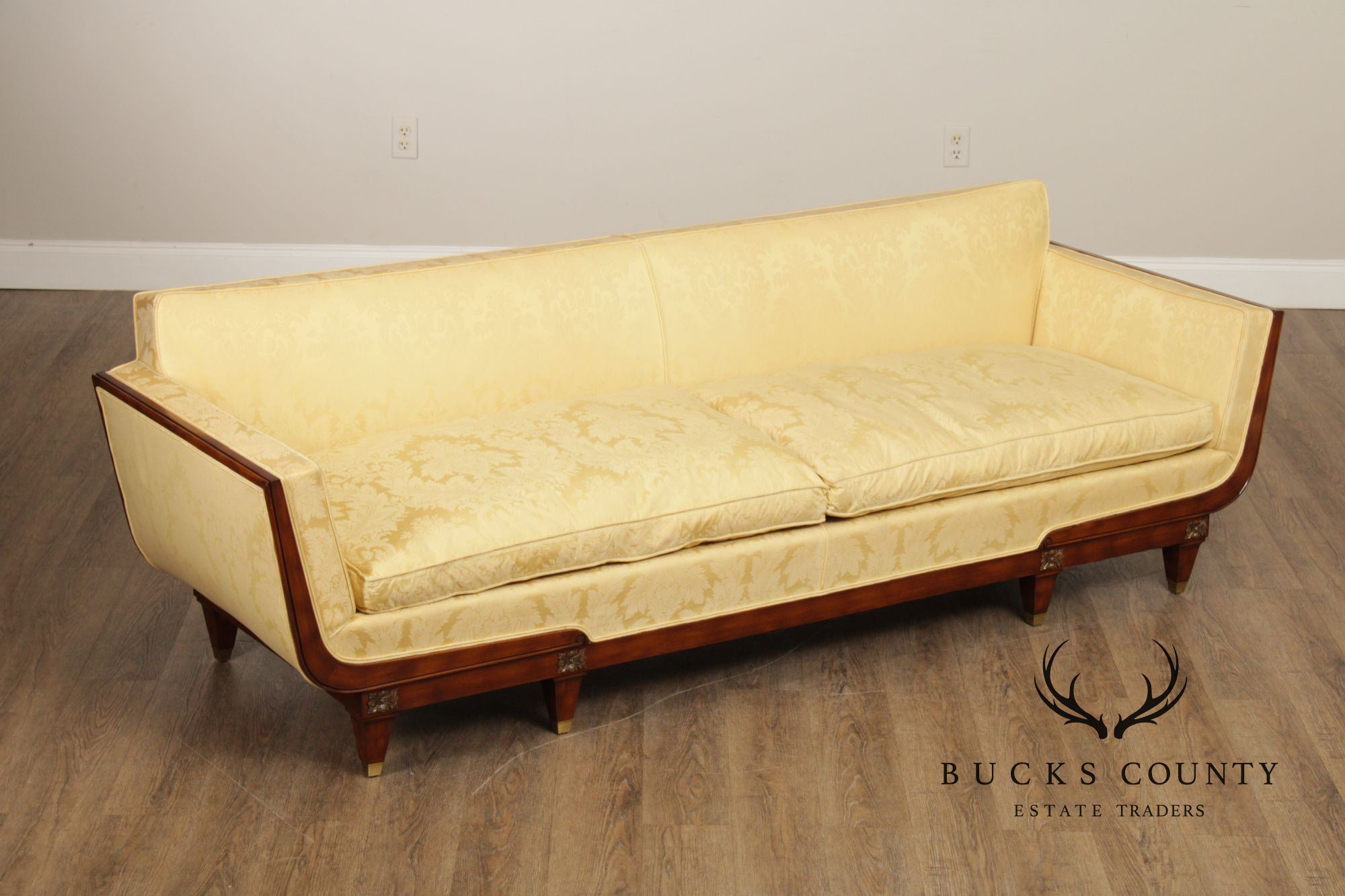 1940's Classical Style Mahogany Frame Sofa