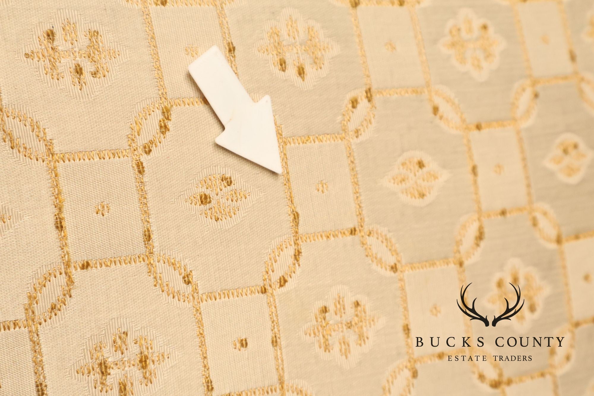 J. L. Pershing & Son Vintage Federal Style Painted Armchair