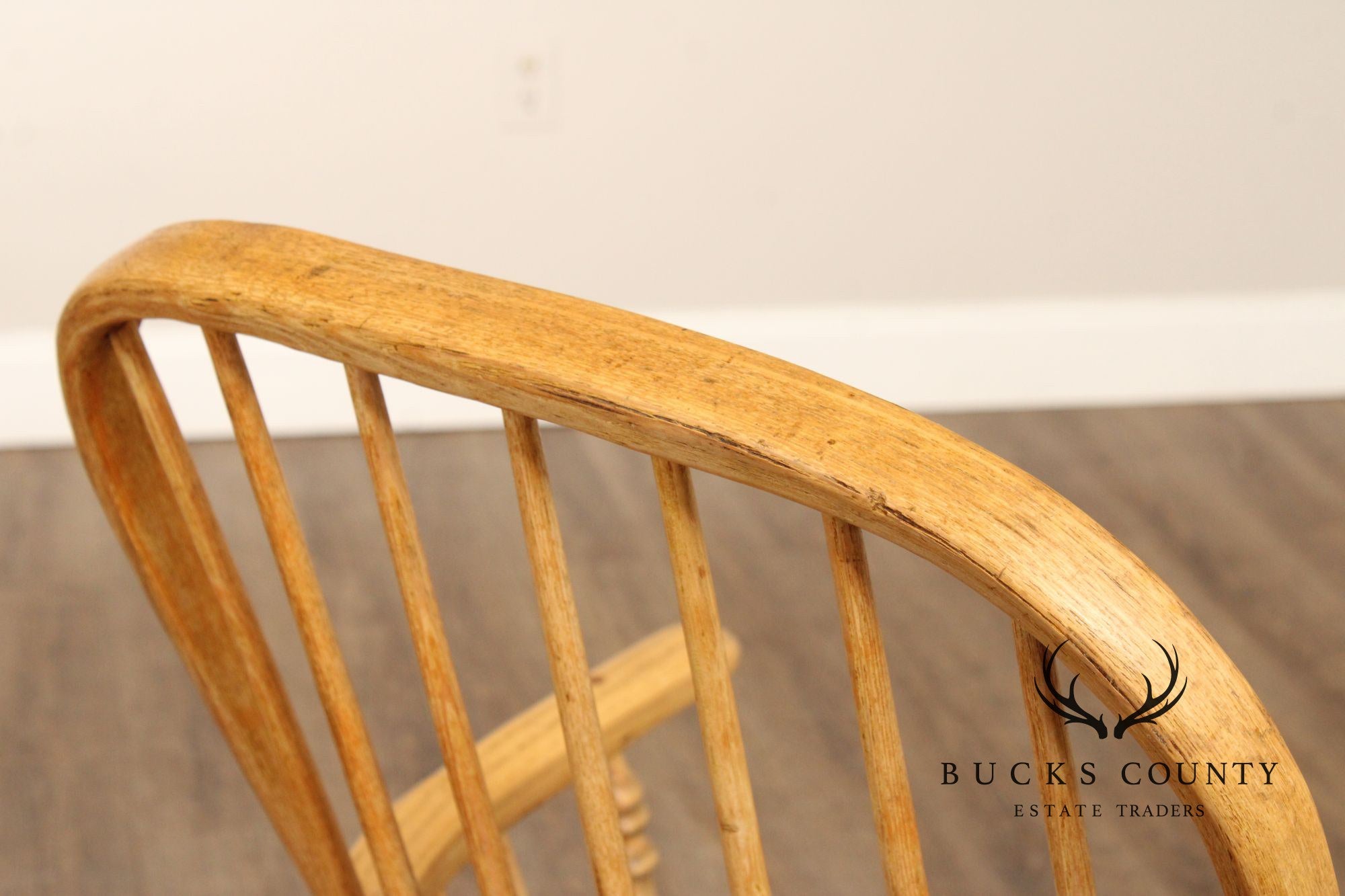 Antique English Oak Windsor Armchair