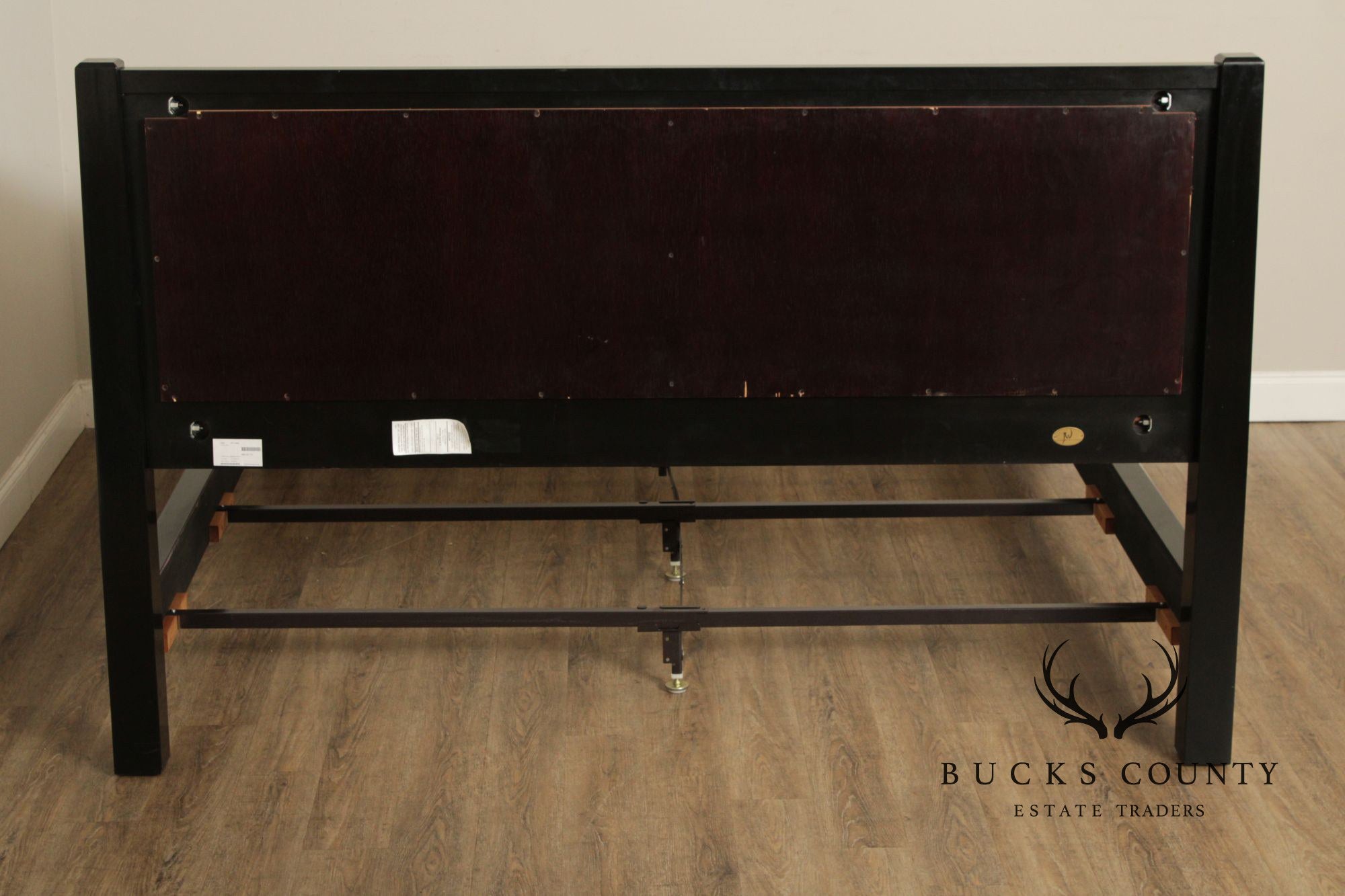 Stickley John Widdicomb Collection Ebonized King Panel Bed